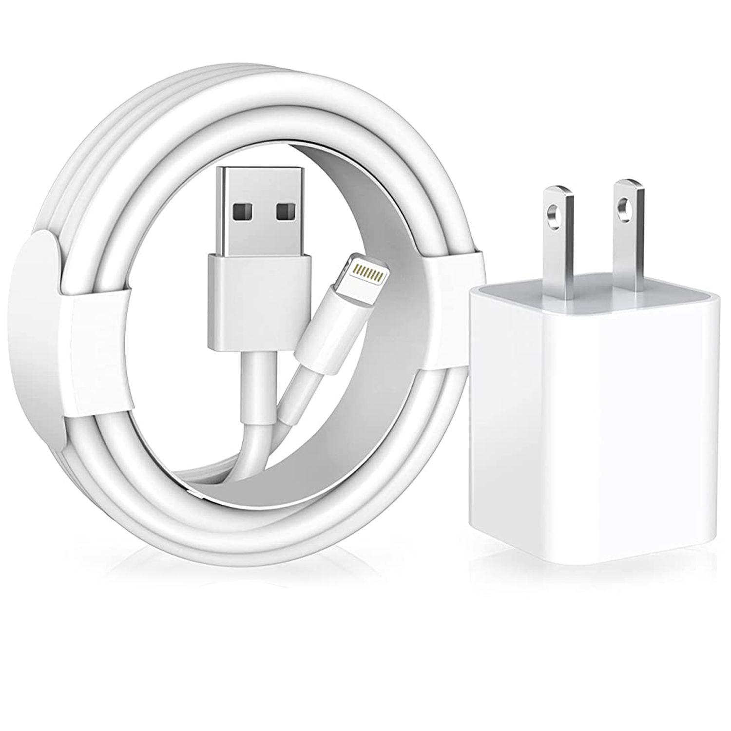 iPhone Charger, Lightning Cable Compatible For Apple Charging Cords & Fast Quick USB Wall Charger Travel Plug Adapter Compatible with iPhone 12/11 Pro/11/XS MAX/XR/8/7/6s/6 Plus/AirPods