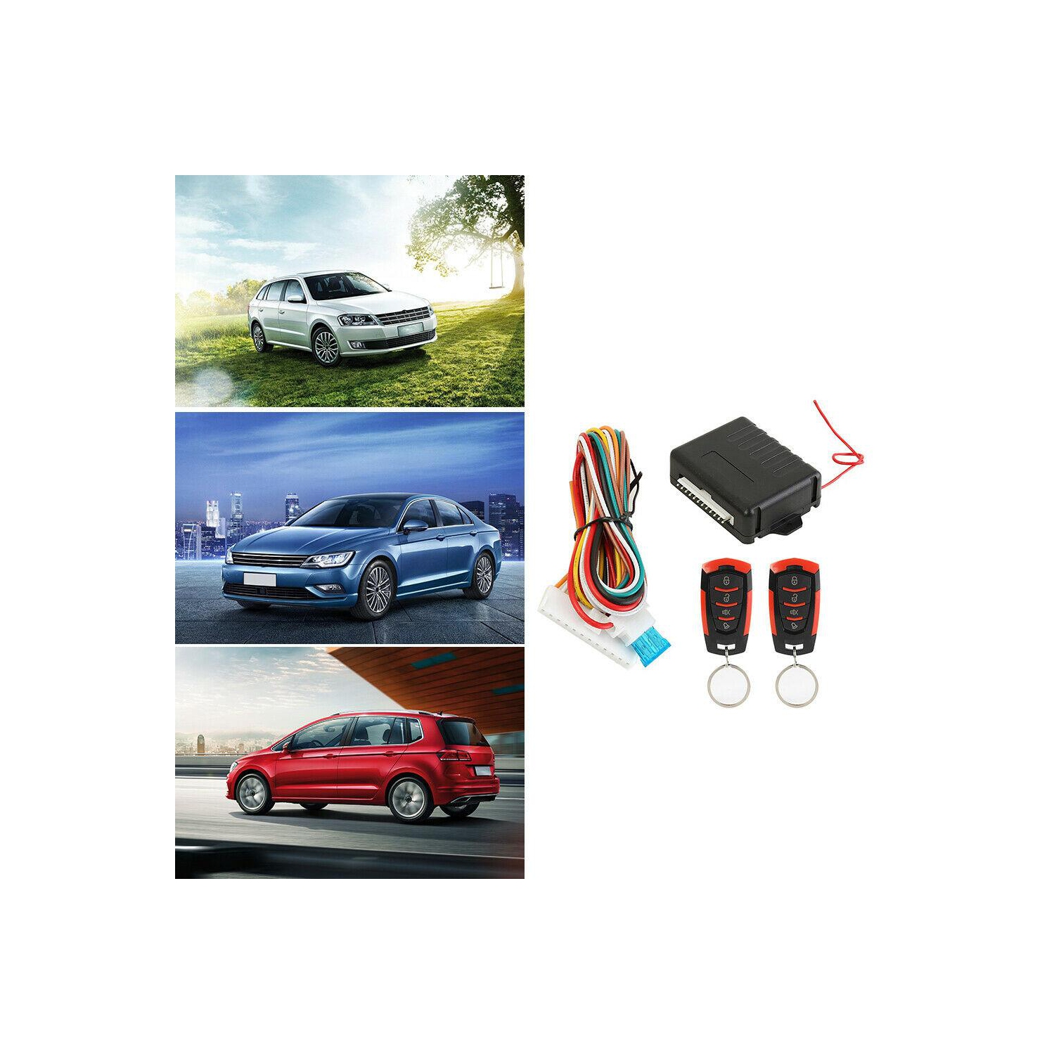 Car Remote Central Door Lock Kit Auto Keyless Entry Alarm System 410/T111