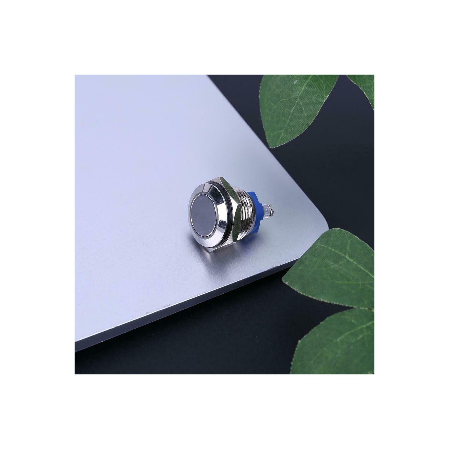 16mm Starter Switch Boat Horn Momentary Stainless Steel Push Button Switch