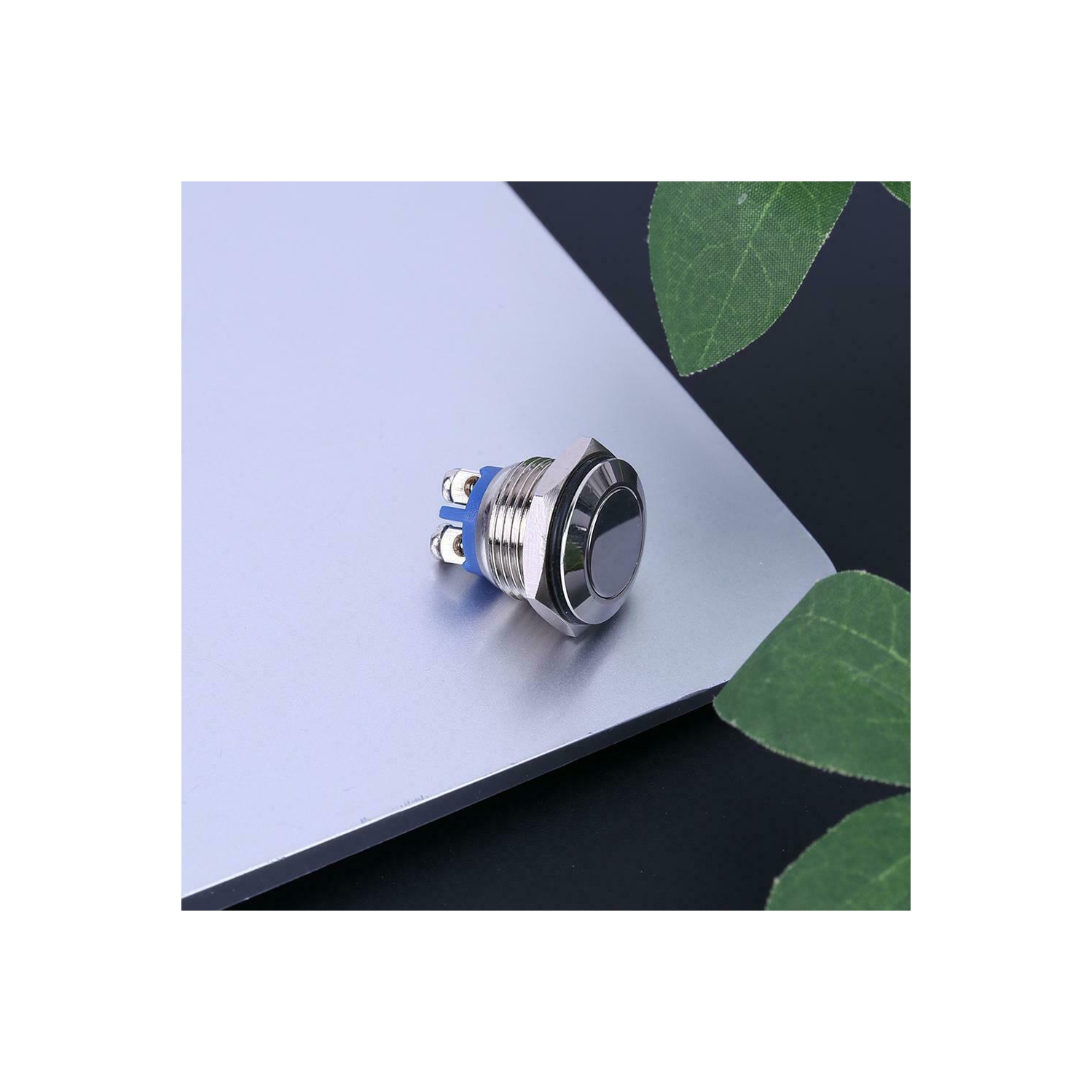 16mm Starter Switch Boat Horn Momentary Stainless Steel Push Button Switch