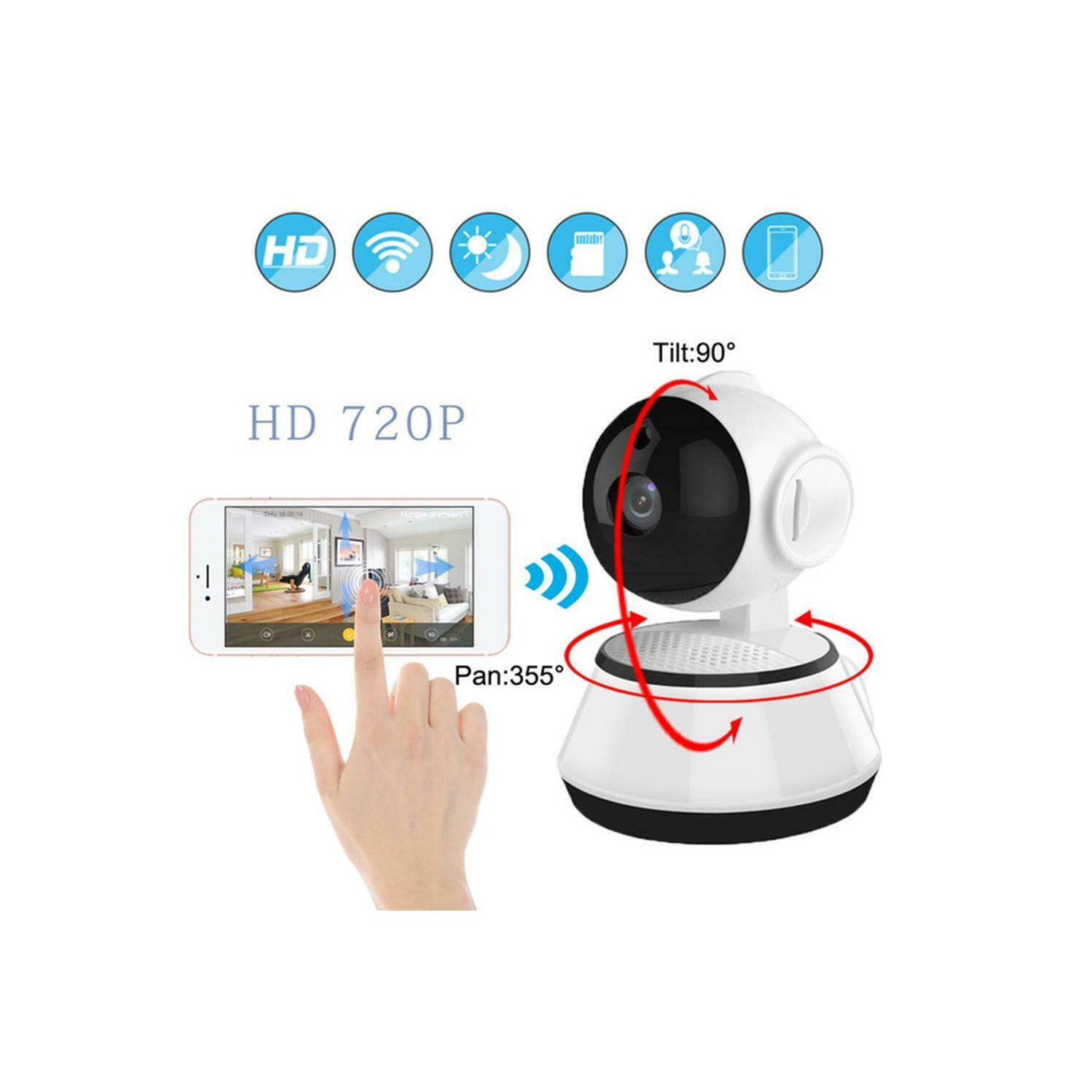 1200TVL 3.6mm 24LED Outdoor Waterproof Security IR Night Vision CCTV Camera CA