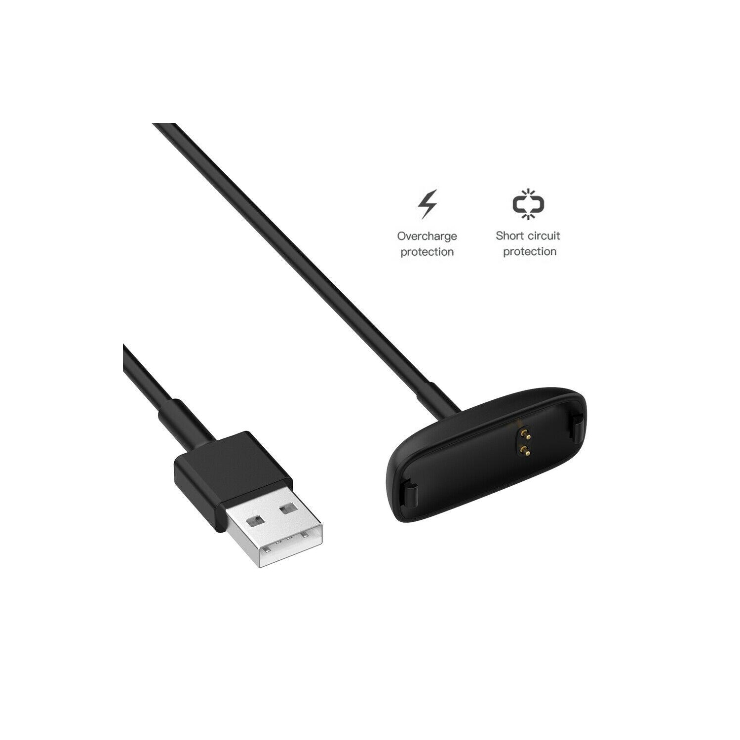 30cm Smart Watch USB Charging Cable Power Cord Wire for Fitbit Inspire 2