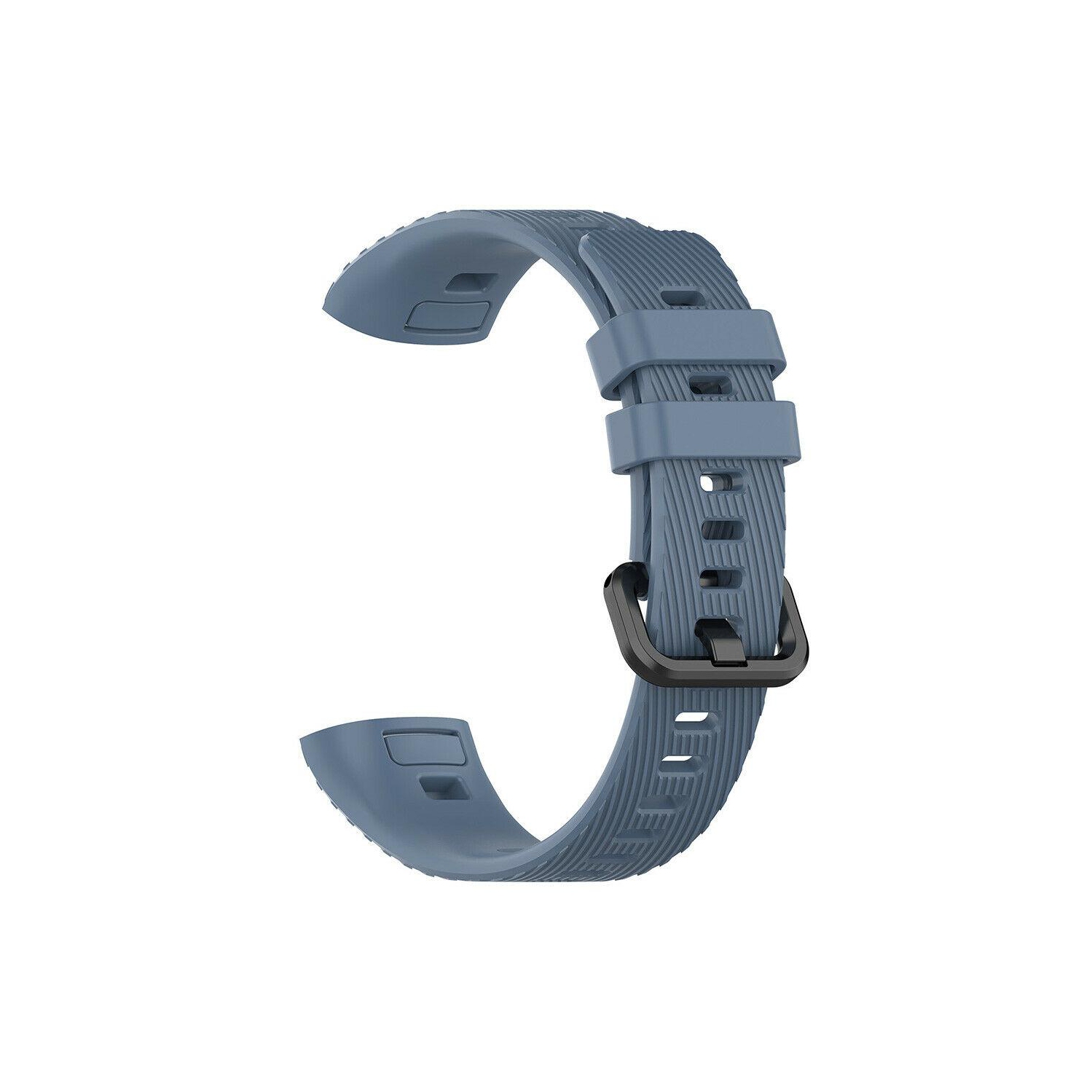 Silicone Watchband Bracelet Strap w/Buckle for Huawei Band 4 Pro TER-B29S
