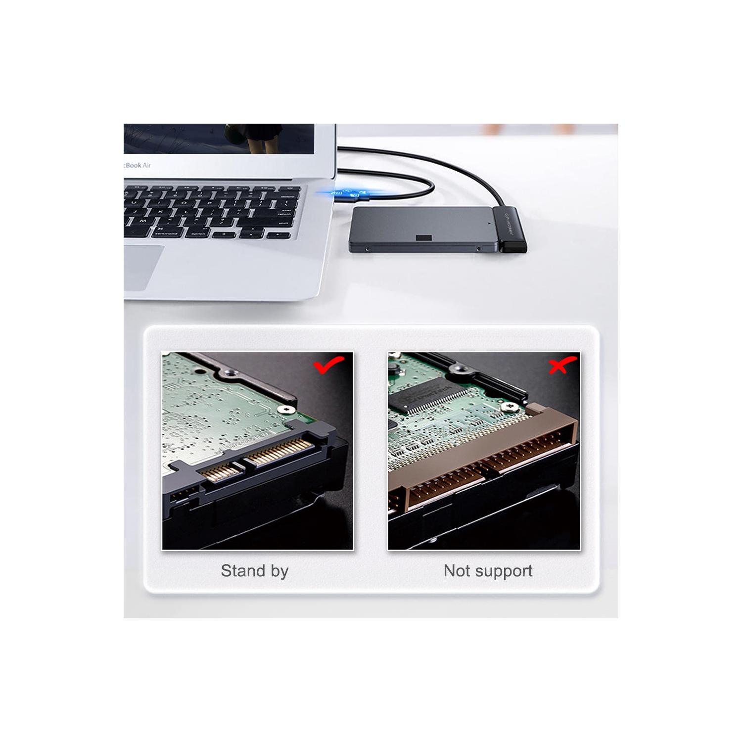 USB 3.0 to SATA Converter Adapter Cable for 2.5 inch Hard Drive Disk HDD Or SSD