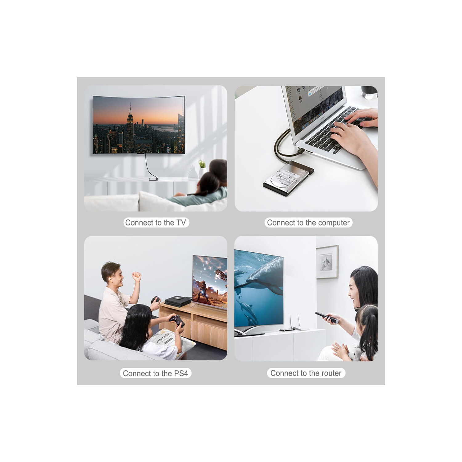 USB 3.0 to SATA Converter Adapter Cable for 2.5 inch Hard Drive Disk HDD Or SSD