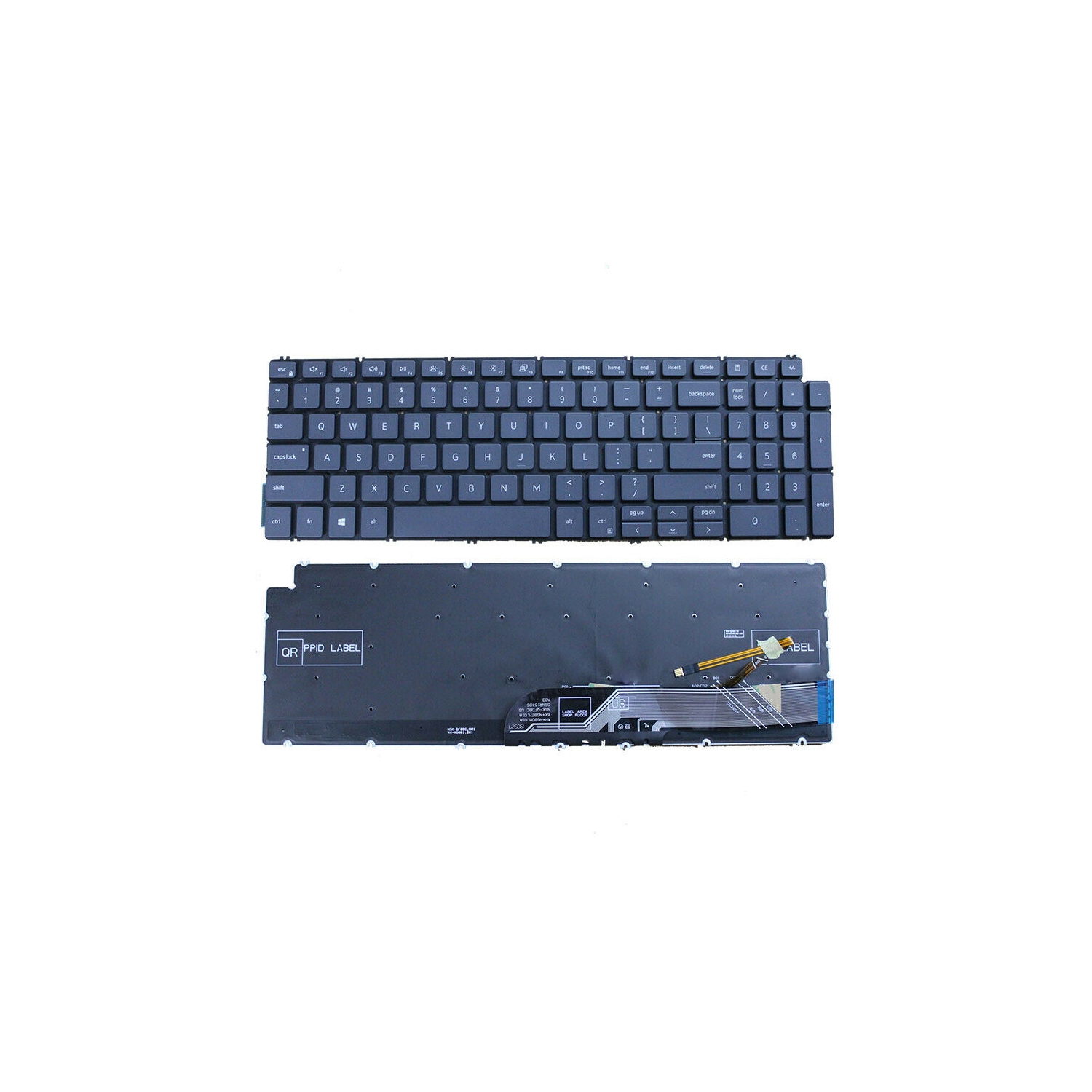 New keyboard for Dell Inspiron 15 5501 5502 5584 5590 5593 5594 5598 15 7000 2-IN-1 7590 7591 17 7000 2-IN-1 7791 17-7791 P42E P88F P90F Keyboard US