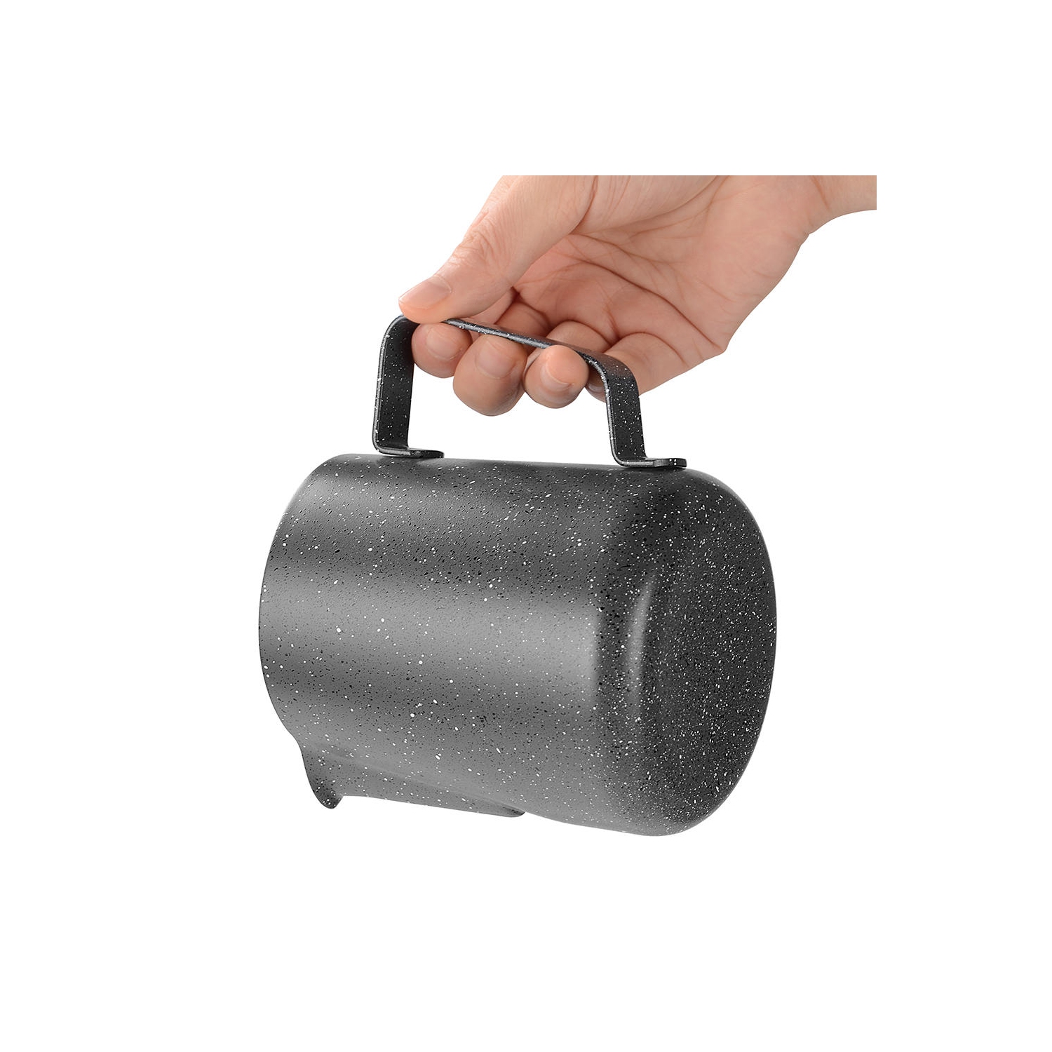 Pot à lait en acier inoxydable de 0,6 L 202 avec stylo Latte Art Pen, la poignée à main ne chauffe pas - 0,7 mm