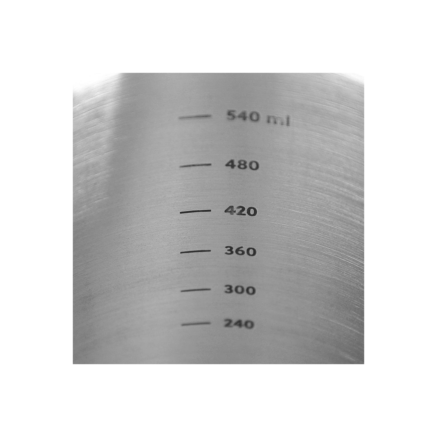 Pot à lait en acier inoxydable de 0,6 L 202 avec stylo Latte Art Pen, la poignée à main ne chauffe pas - 0,7 mm