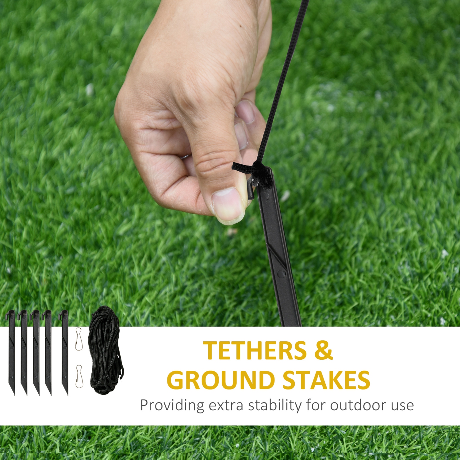 HOMCOM 6ft Inflatable Christmas Tree, Santa Claus, and Dog Lighted Up with LED Lights for Indoor, Outdoor, Home, Garden, Lawn