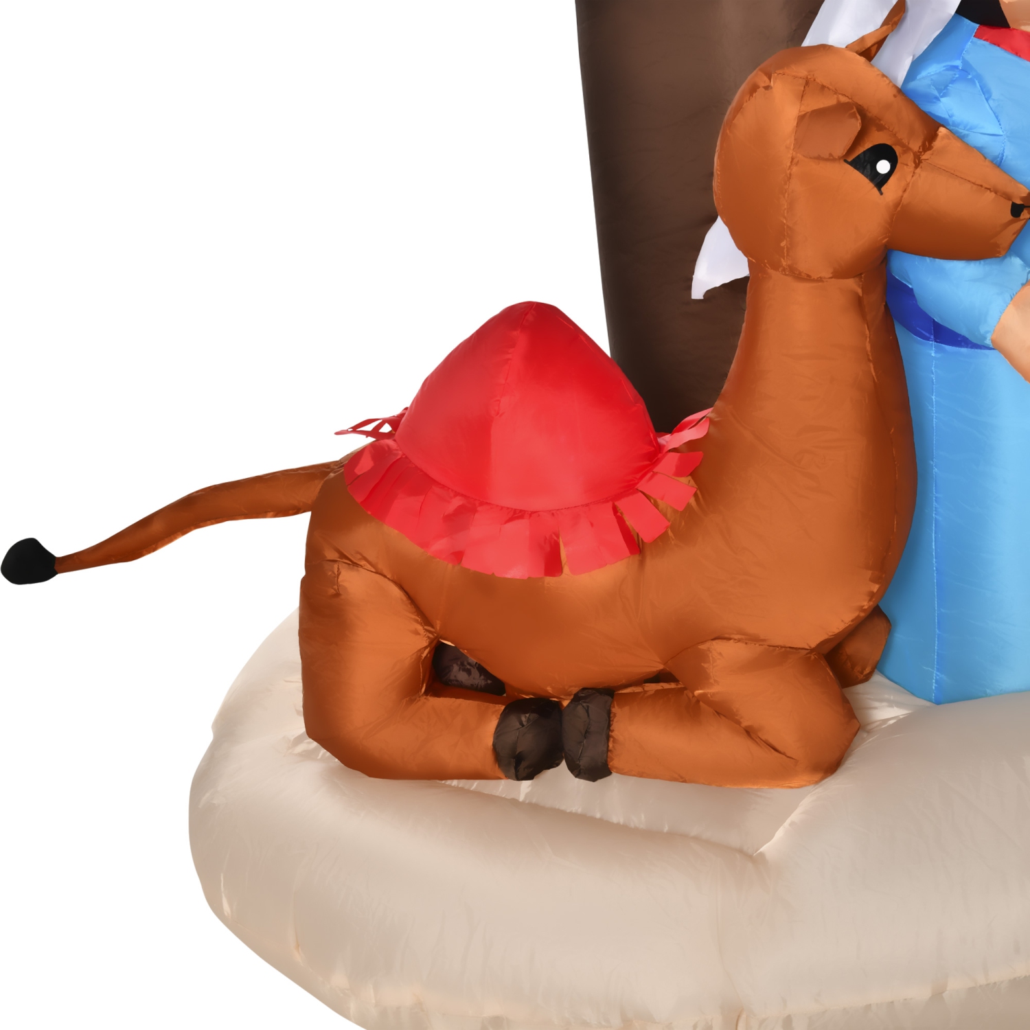 Décoration de scène gonflable de Noël 6&nbsp;pi de HOMCOM avec arche biblique de la naissance de Jésus facile à installer blow UP décoration pour la