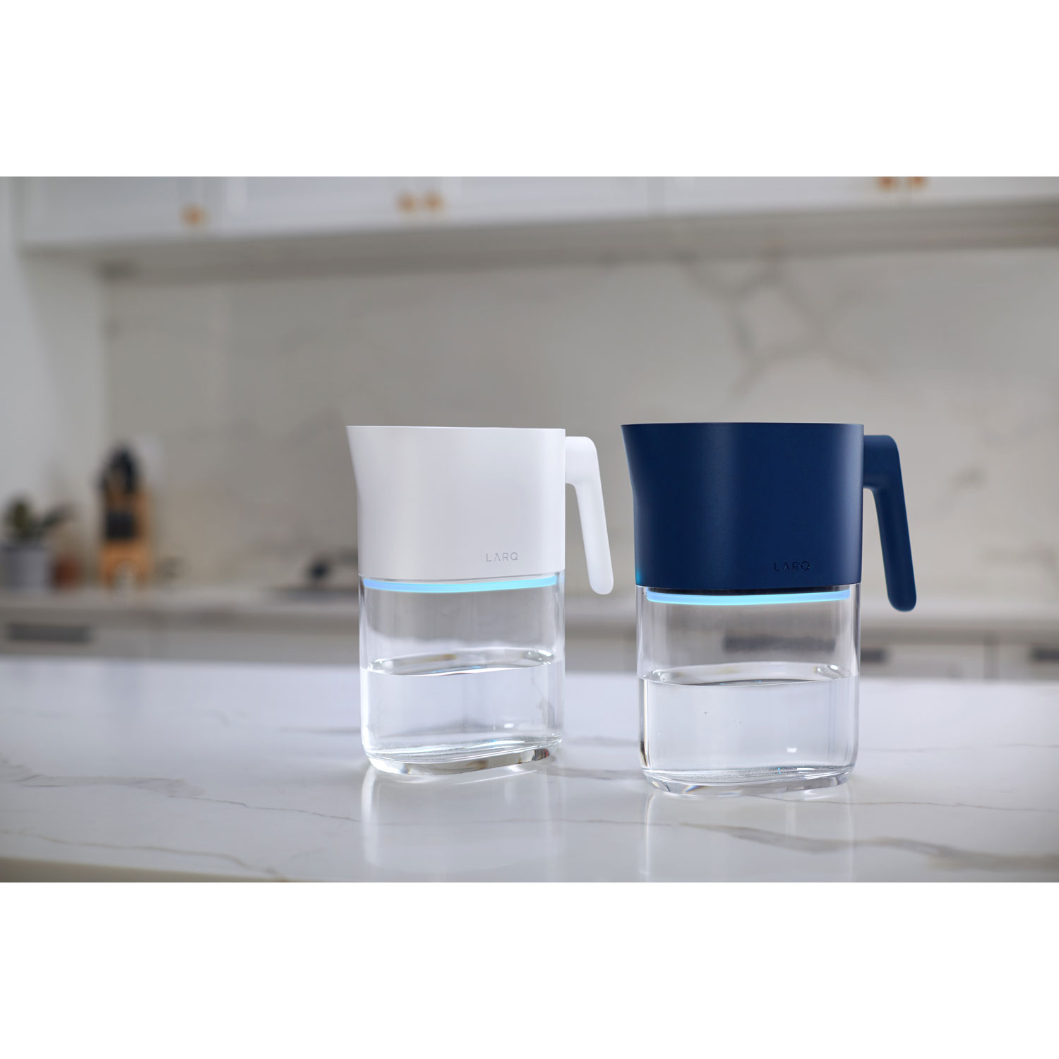 LARQ PureVis 1.9L Self-Cleaning UV Water Filter Pitcher - Monaco Blue