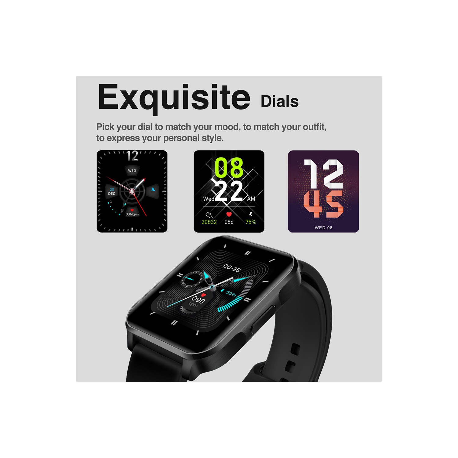 Lenovo Smartwatch S2 Pro Fitness Tracker with Body Temperature Activity Tracker Heart Rate Monitor Blood Pressure Blood Oxygen Sleep Monitor IP67