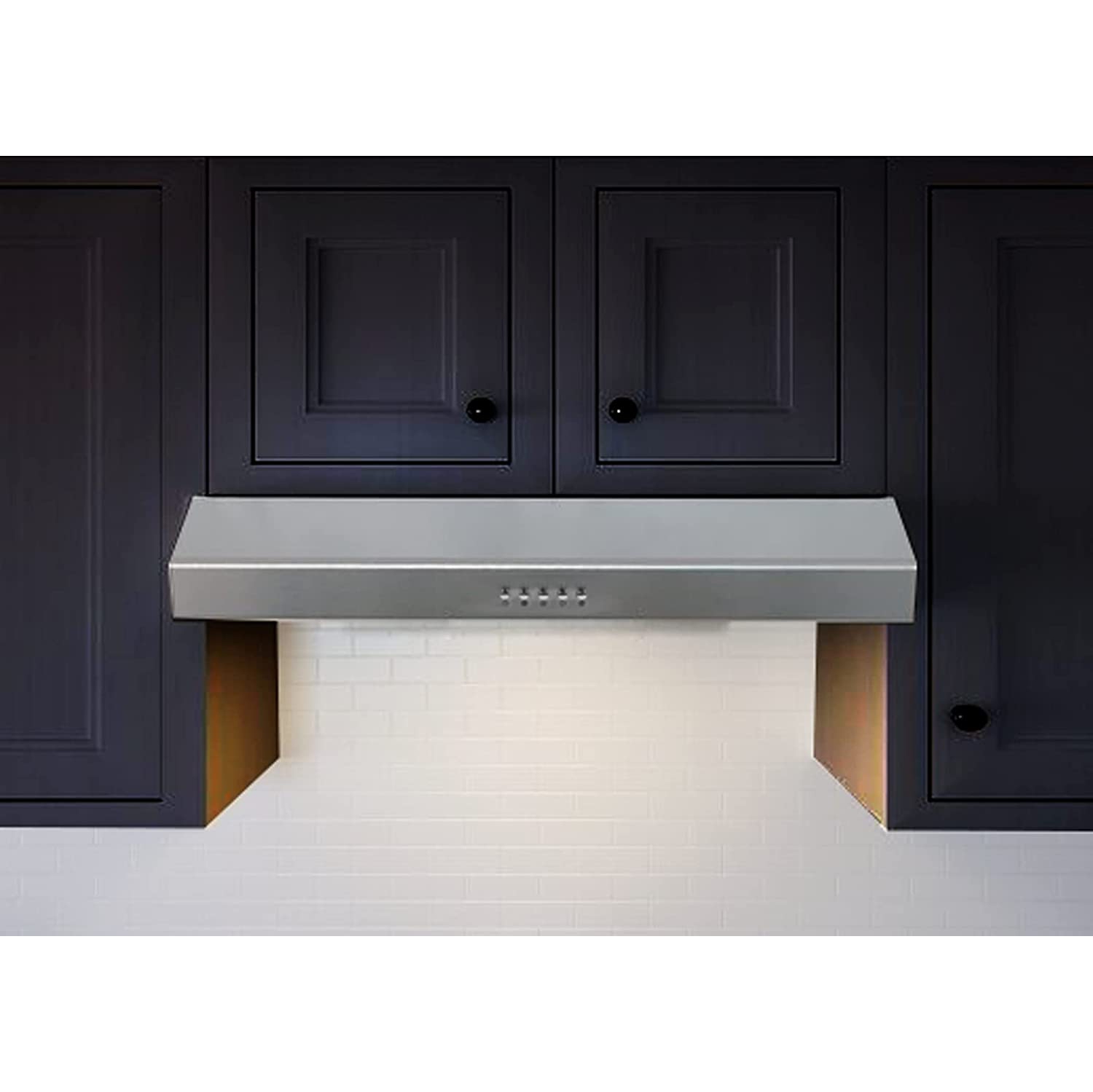 ROXON 860 CFM Centrifugal Blower type motor 30 Inches Under Cabinet Range Hood Kitchen Exhaust Fan Stainless Steel RXN-U14BSB-30