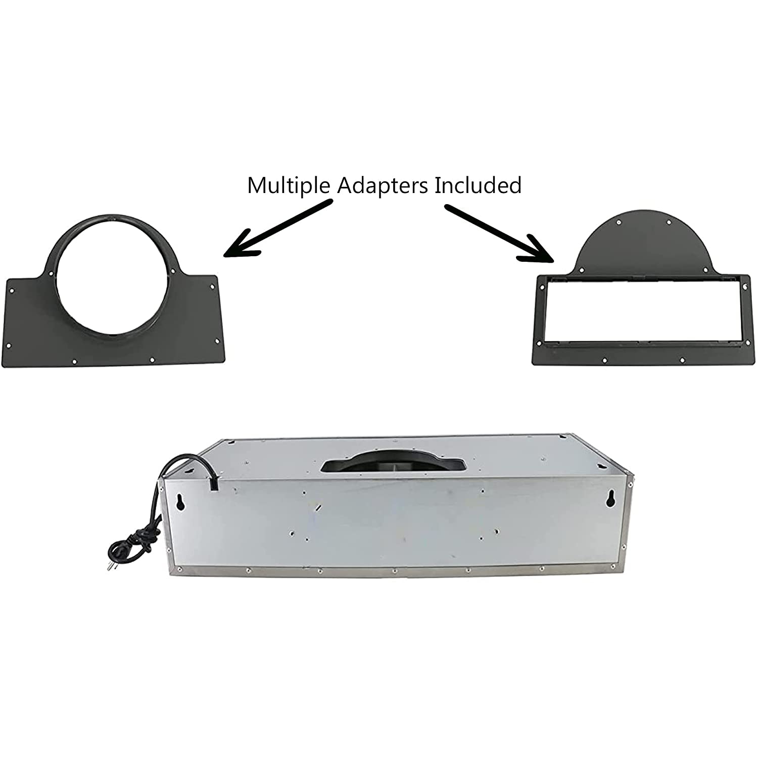 ROXON 860 CFM Centrifugal Blower type motor 30 Inches Under Cabinet Range Hood Kitchen Exhaust Fan Stainless Steel RXN-U14BSB-30