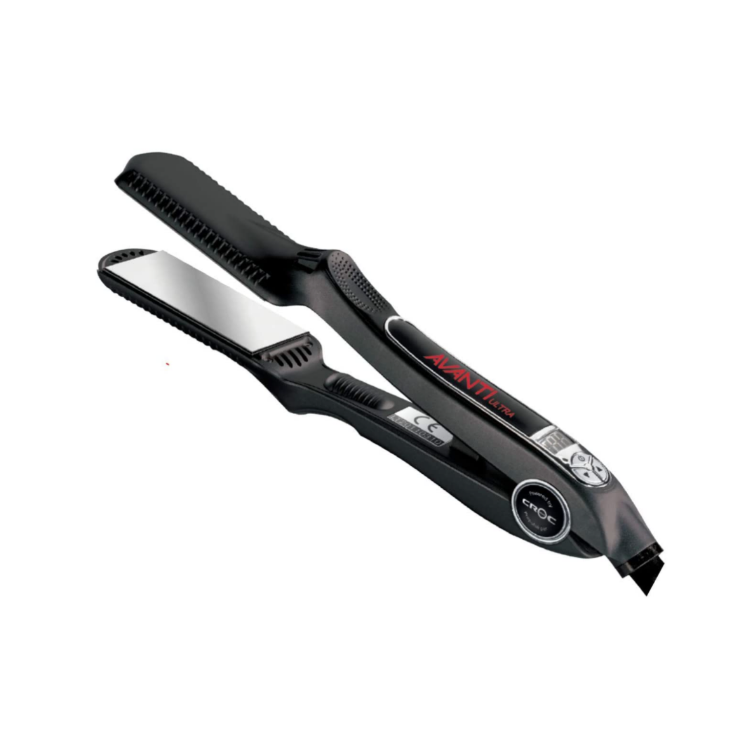 Avanti Ultra Titanium Infrared Flat Iron 1-3/8", Black