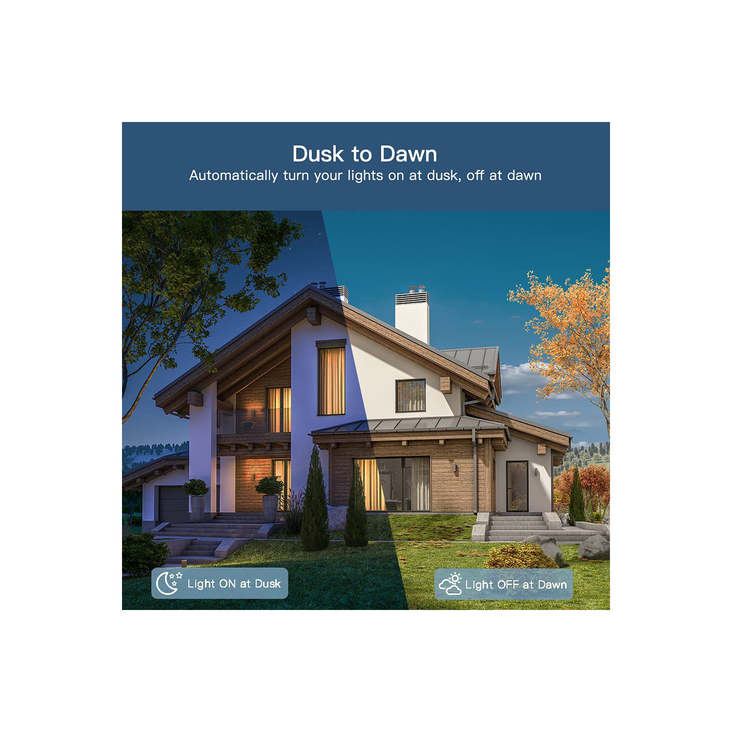 Treatlife Smart Dimmer Plug with 2 Individual Control Sockets, Compatible with Alexa and Google Home, IP64 Outdoor Light Dimmer for String Lights