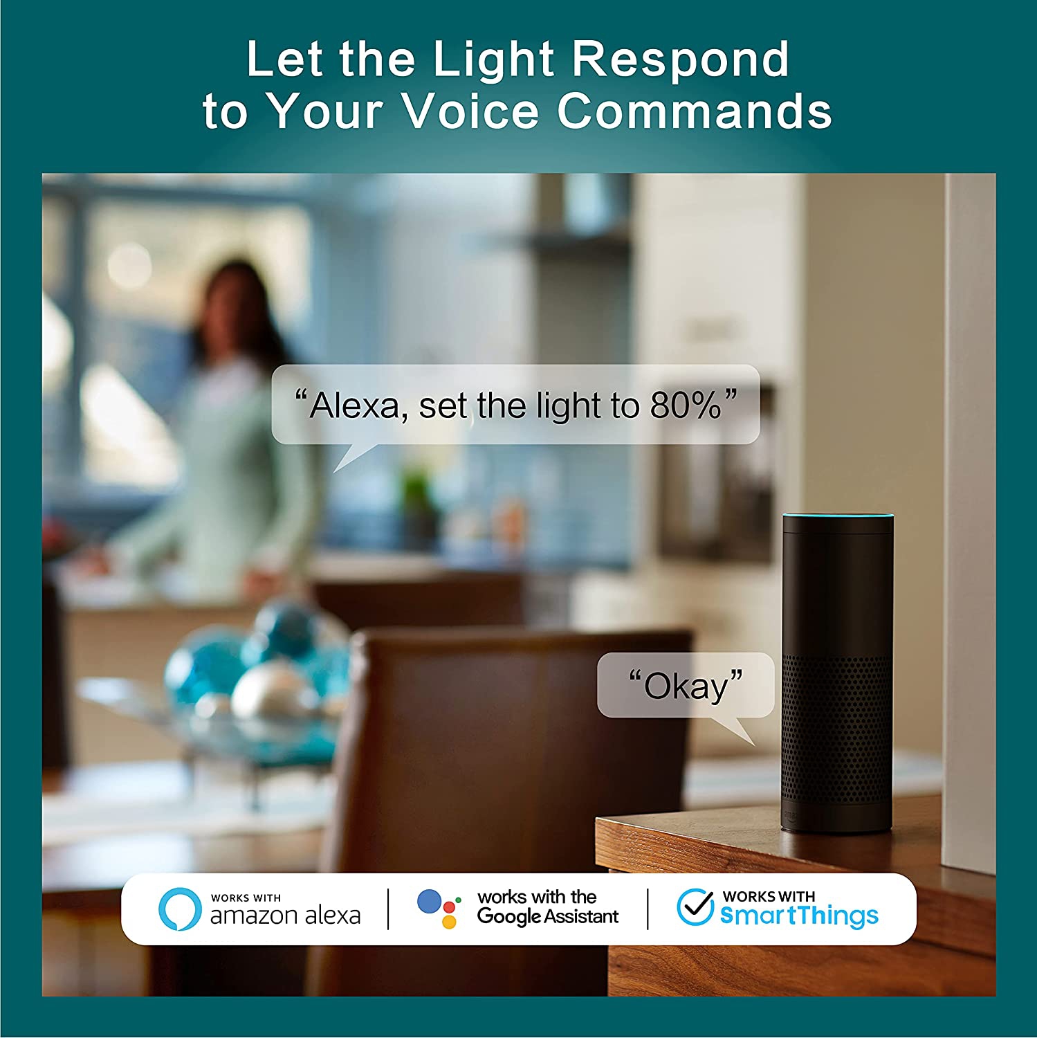 Treatlife Single Pole Smart Light Switch, 2.4GHz Wi-Fi, Works with Alexa and Google Home