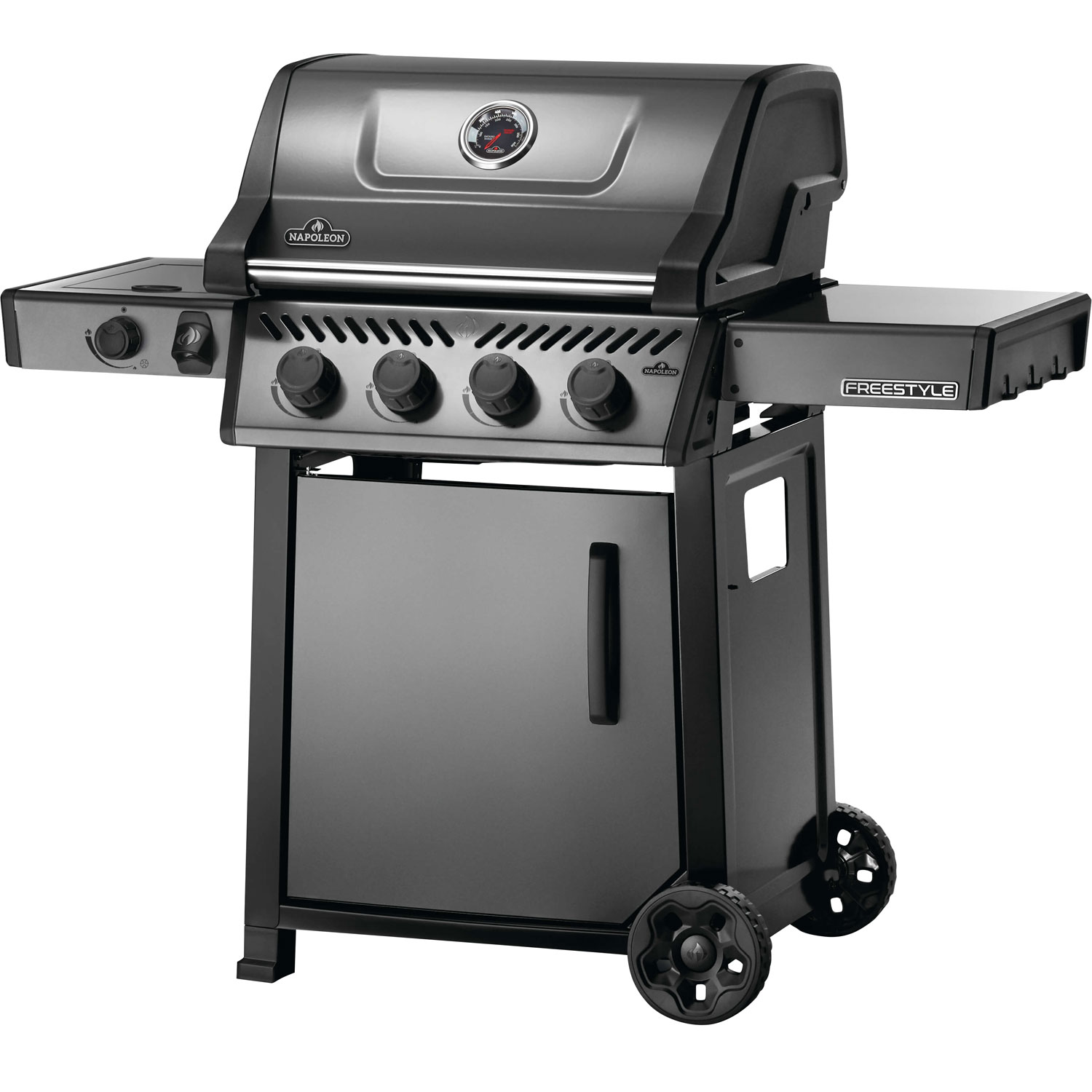 Napoleon Freestyle 425 47000 BTU Propane BBQ with Side Burner & Grill Cover - Black - Only at Best Buy