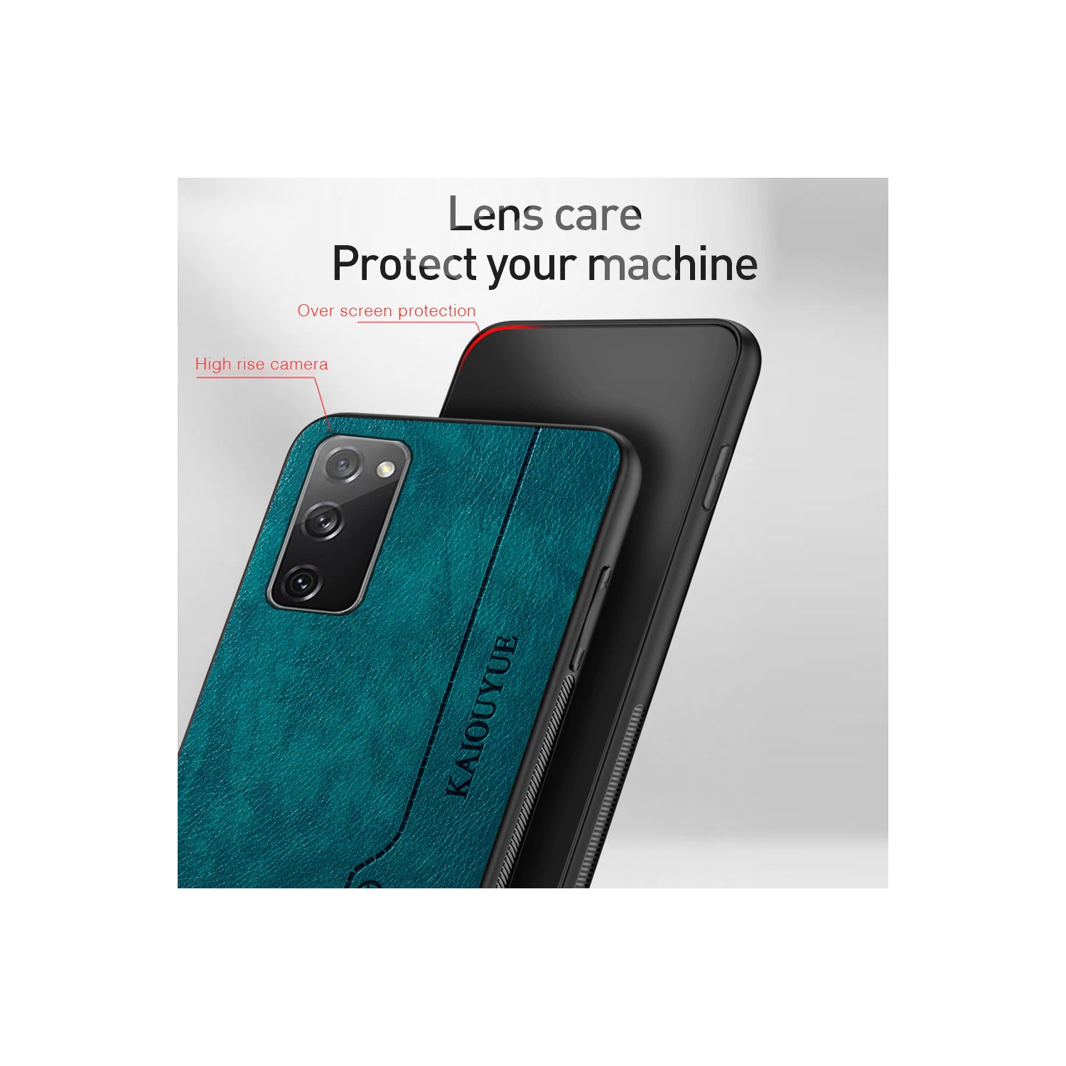 Tedlin leather texture slim Soft Silicone Shockproof Case Anti-Scratch Protective Cover for Samsung Galaxy NOTE 20 ULTRA -Brown