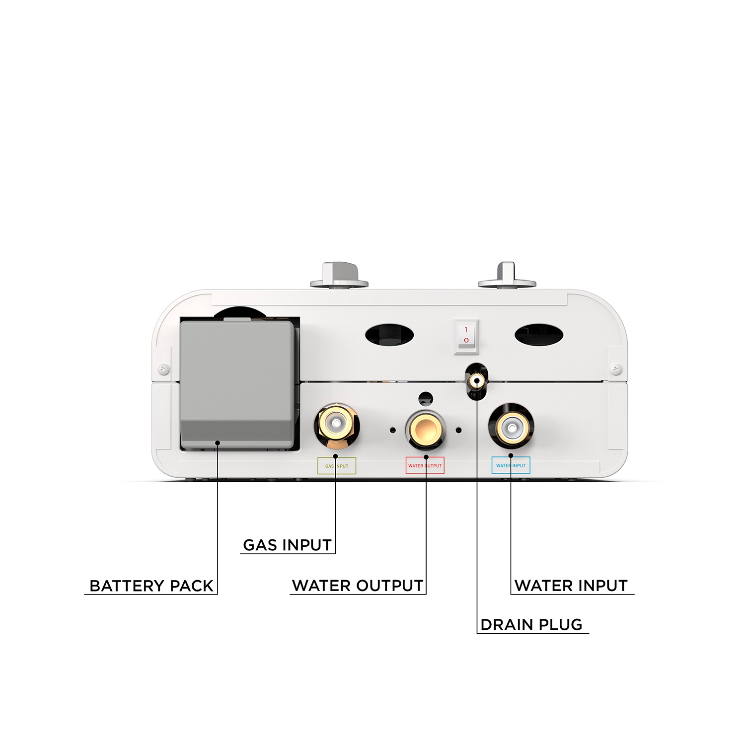 Chauffe-eau instantané portatif pour l'extérieur L5 d'Eccotemp