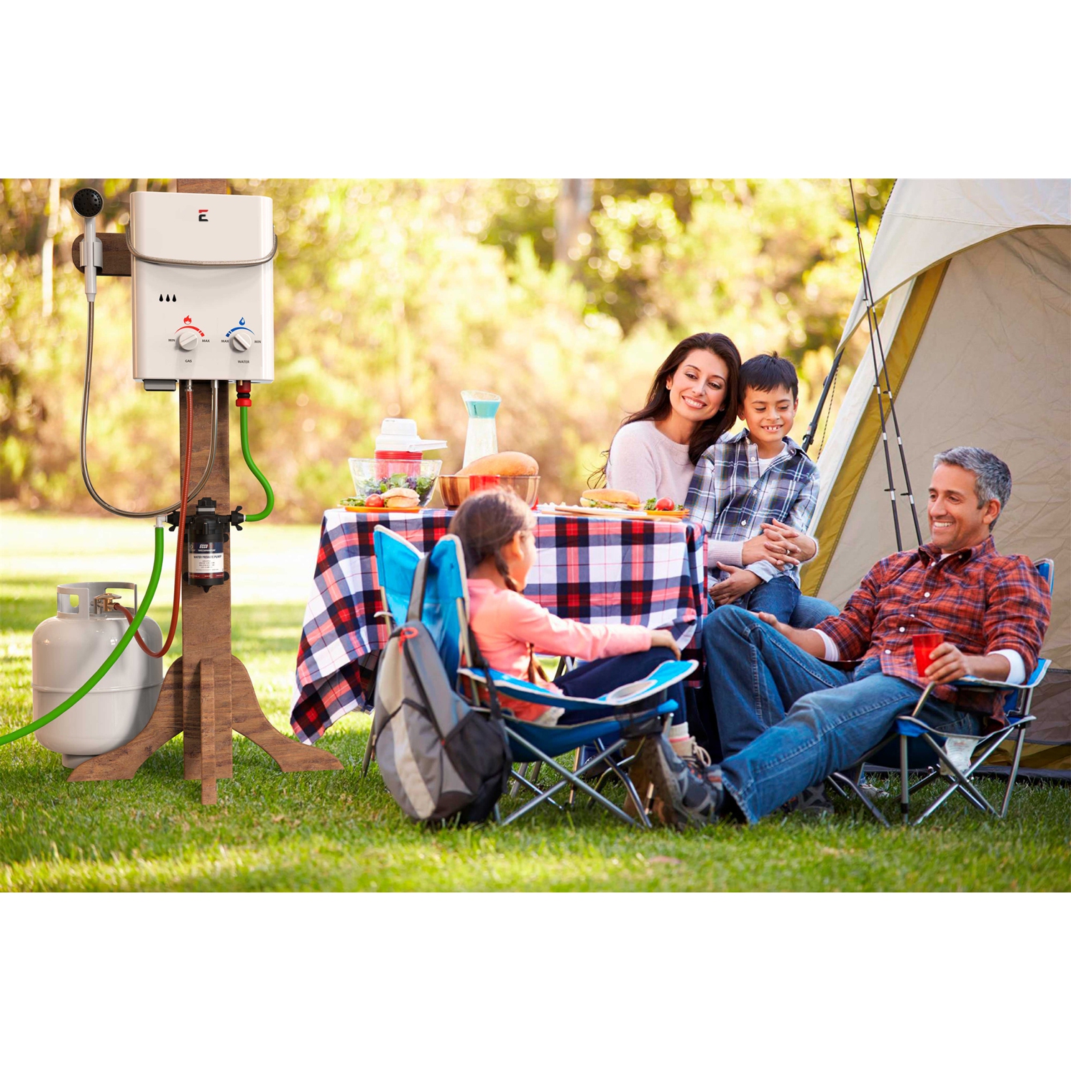 Chauffe-eau instantané portatif pour l'extérieur L5 d'Eccotemp
