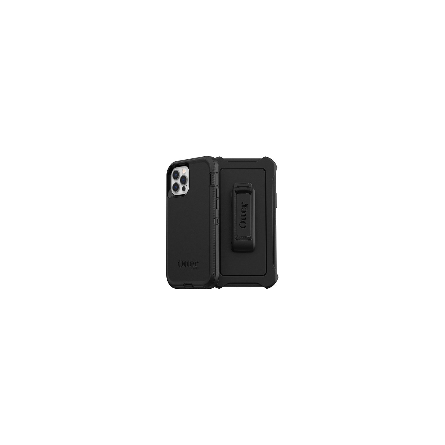 Open Box - OtterBox Defender Series Case for iPhone 12 / 12 Pro - Black