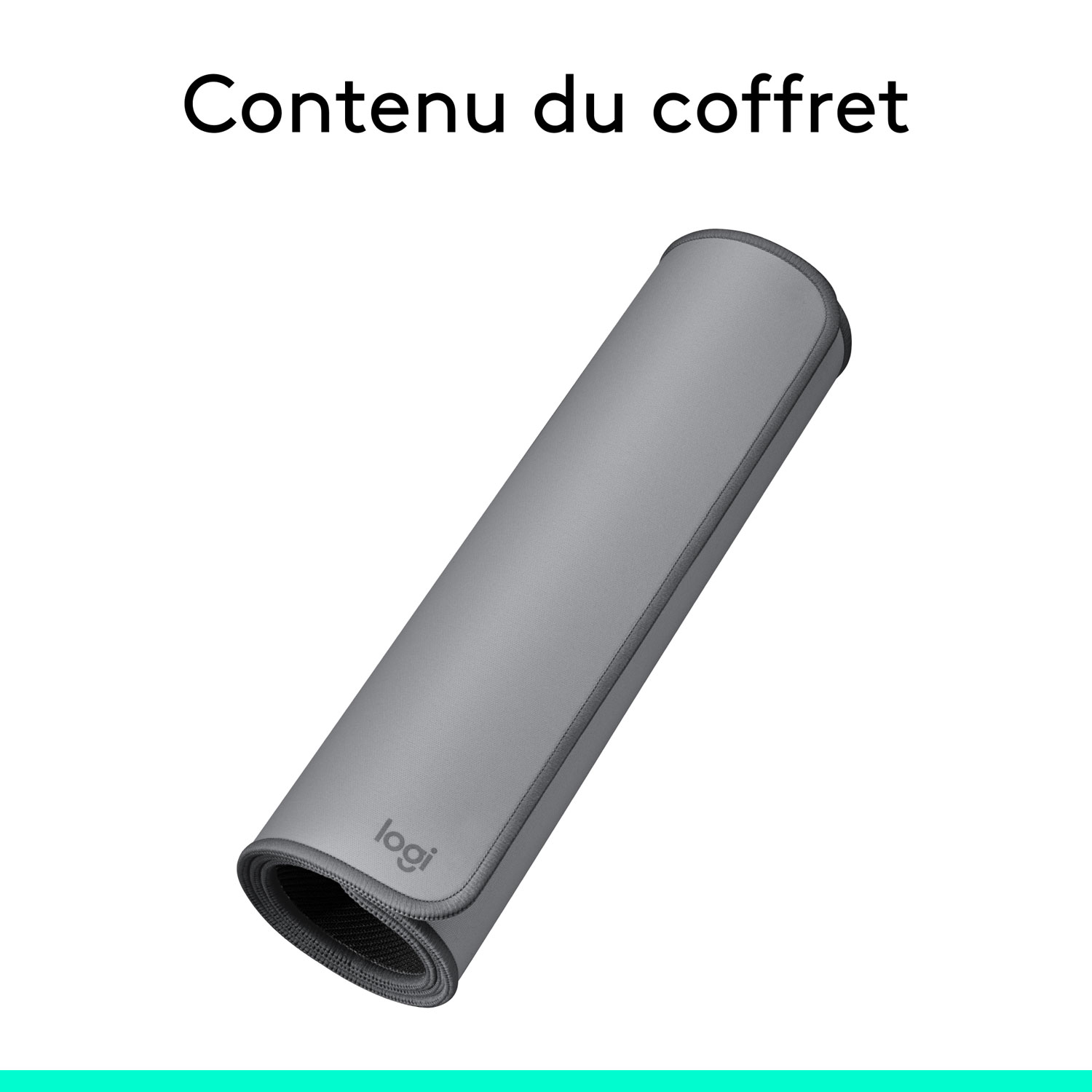 Logitech Studio Desk Mat - Mid Grey