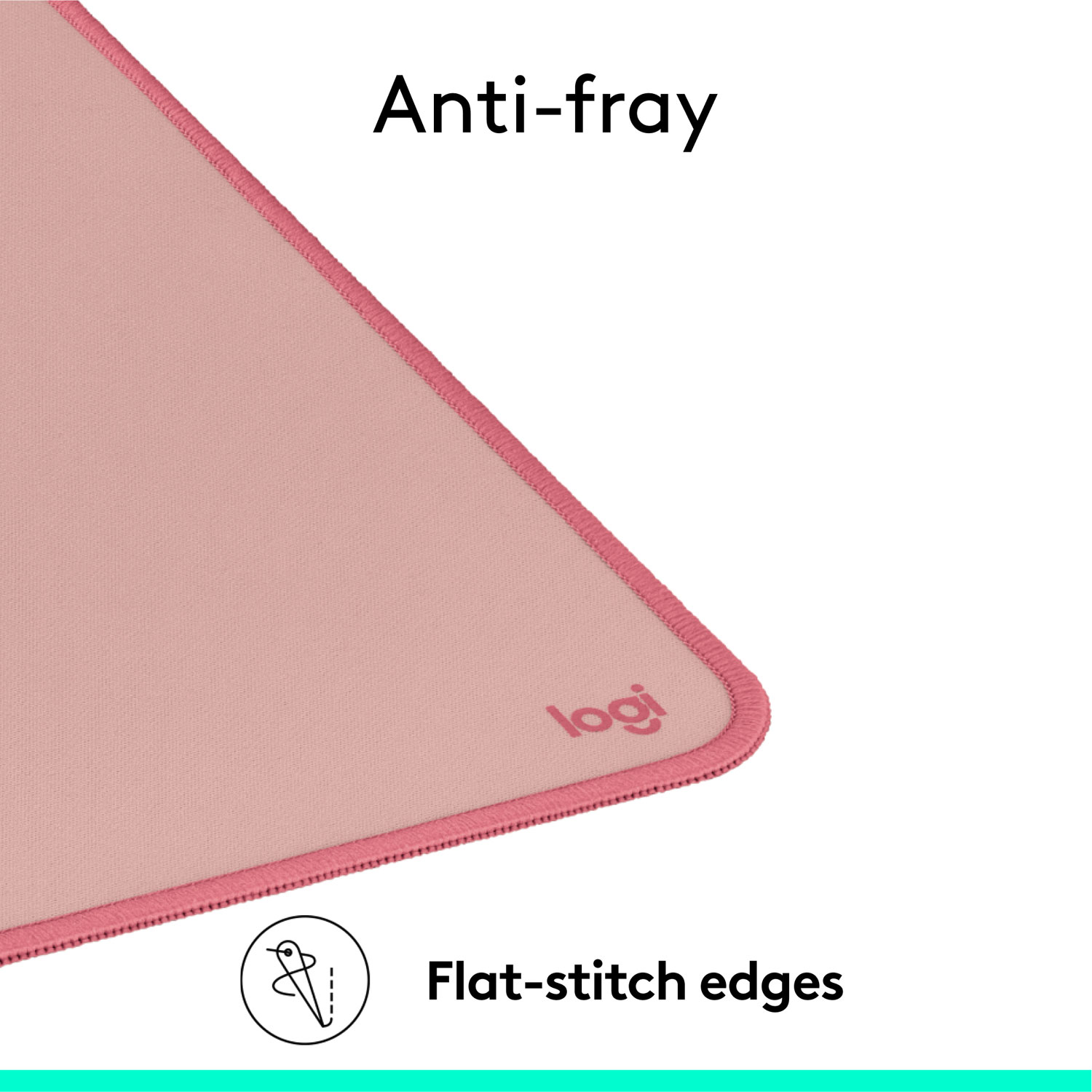 Logitech Studio Desk Mat - Darker Rose