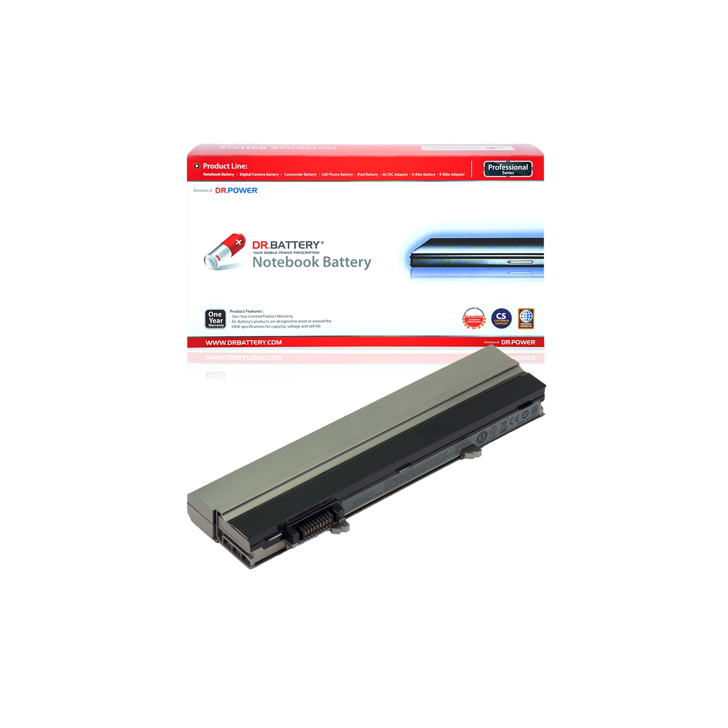 DR. BATTERY Dell Latitude E4300 E4310 Battery Compatible with 312-0823 312-9955 451-10636 451-10638 451-11458 [11.1V / 49Wh] ** Free Shipping**
