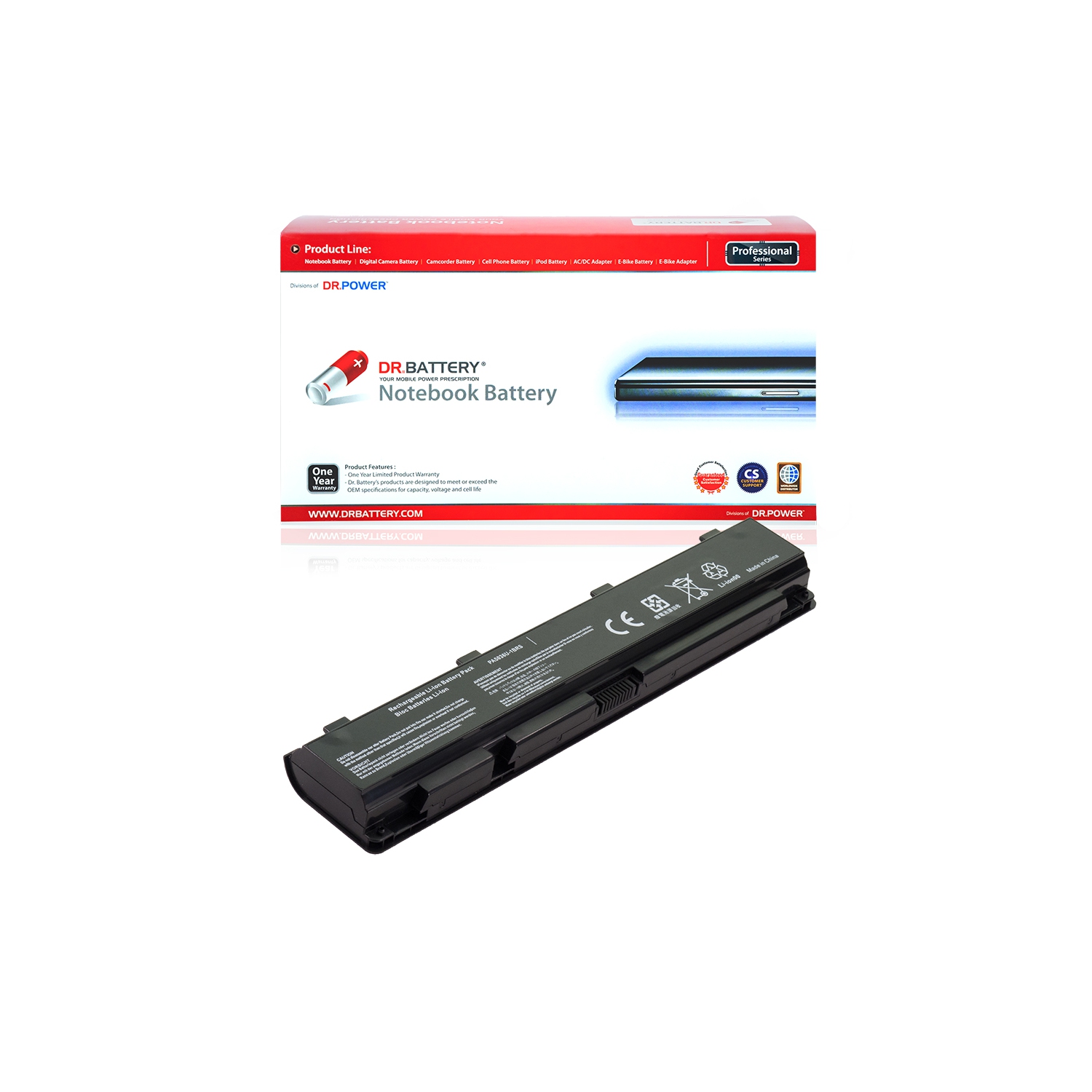 DR. BATTERY - Replacement for Toshiba Qosmio X875-Q7280 / X875-Q7290 / X875-Q7291 / X875-Q7380 / PA5036U-1BRS / PABAS264 [14.4V / 4400mAh / 64Wh] ***
