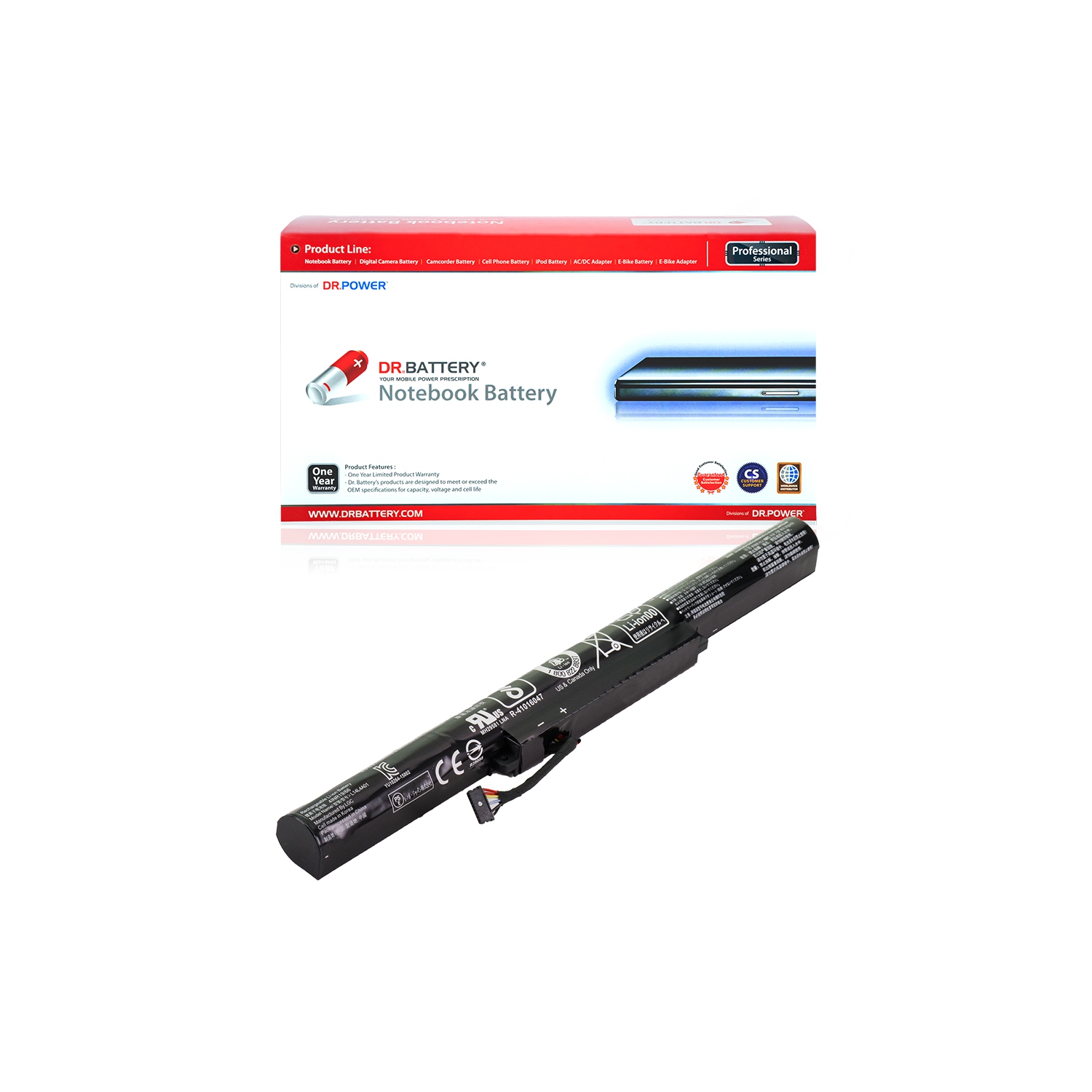 DR. BATTERY - Replacement for Lenovo V4000-ISE / Z41-70 / Z51-70 / L14L4A01 / L14S4A01 [14.4V / 2200mAh / 32Wh] *** Free Shipping***