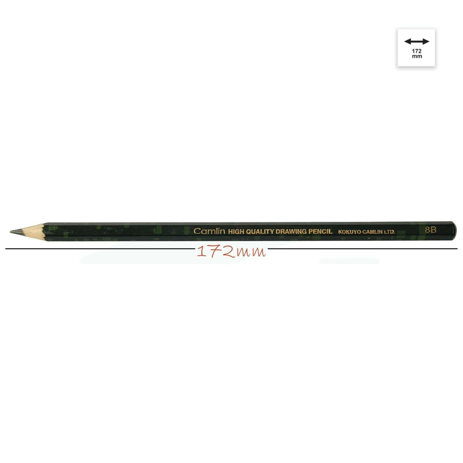 ISTAR Professional Drawing Sketch Pencils Set, 6 Pieces Drawing Pencils, HB, 2B, 4B, 6B, 8B, 10B Graphite Pencils, Ideal For Drawing Art, Sketching