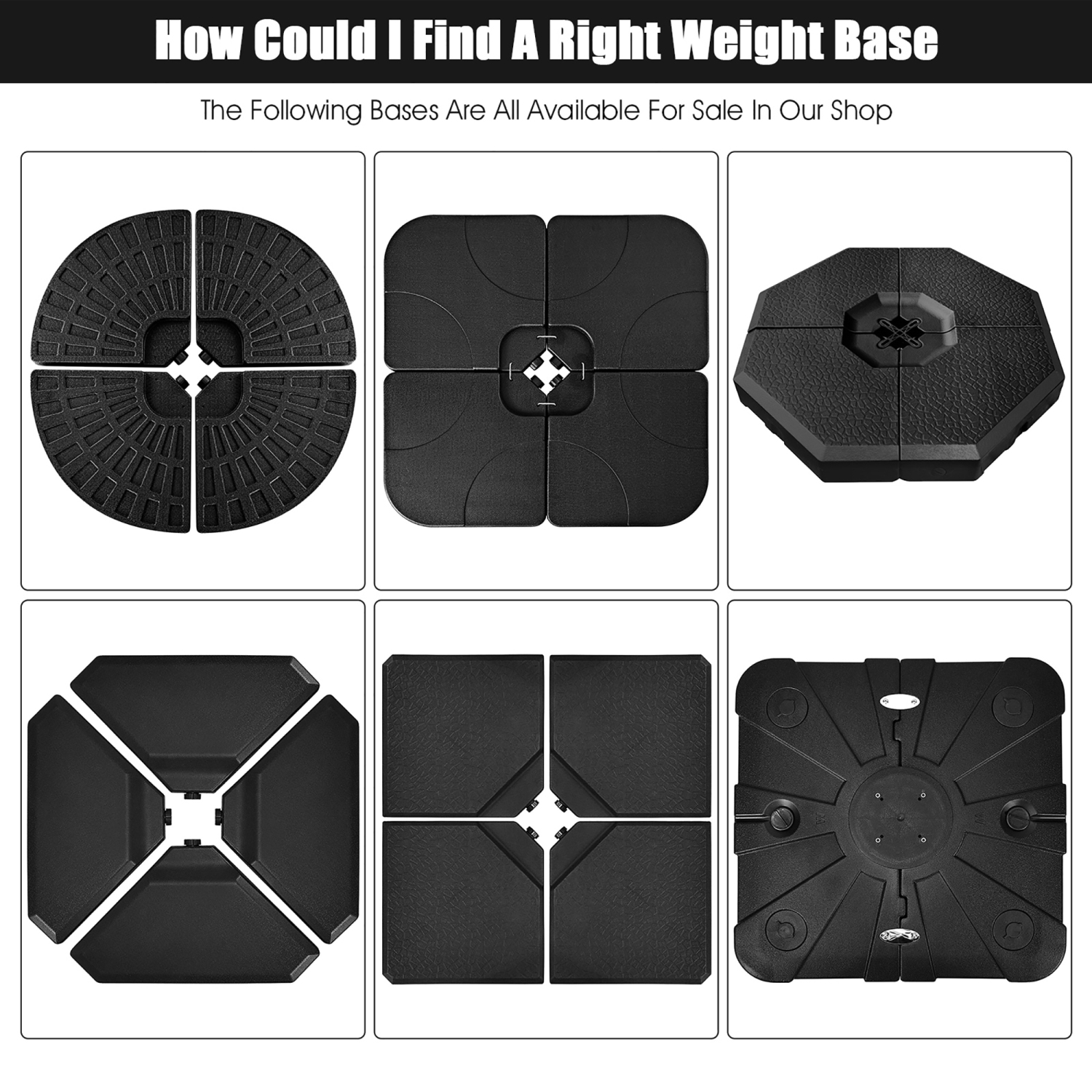 Parasol excentré à cantilever rotatif en aluminium 11&nbsp;pi de Costway avec base croisée inclinable
