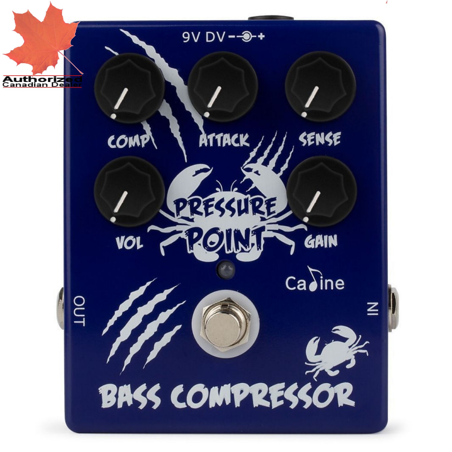 Caline CP-45 Pressure Point Bass Compressor Guitar Effect Pedal