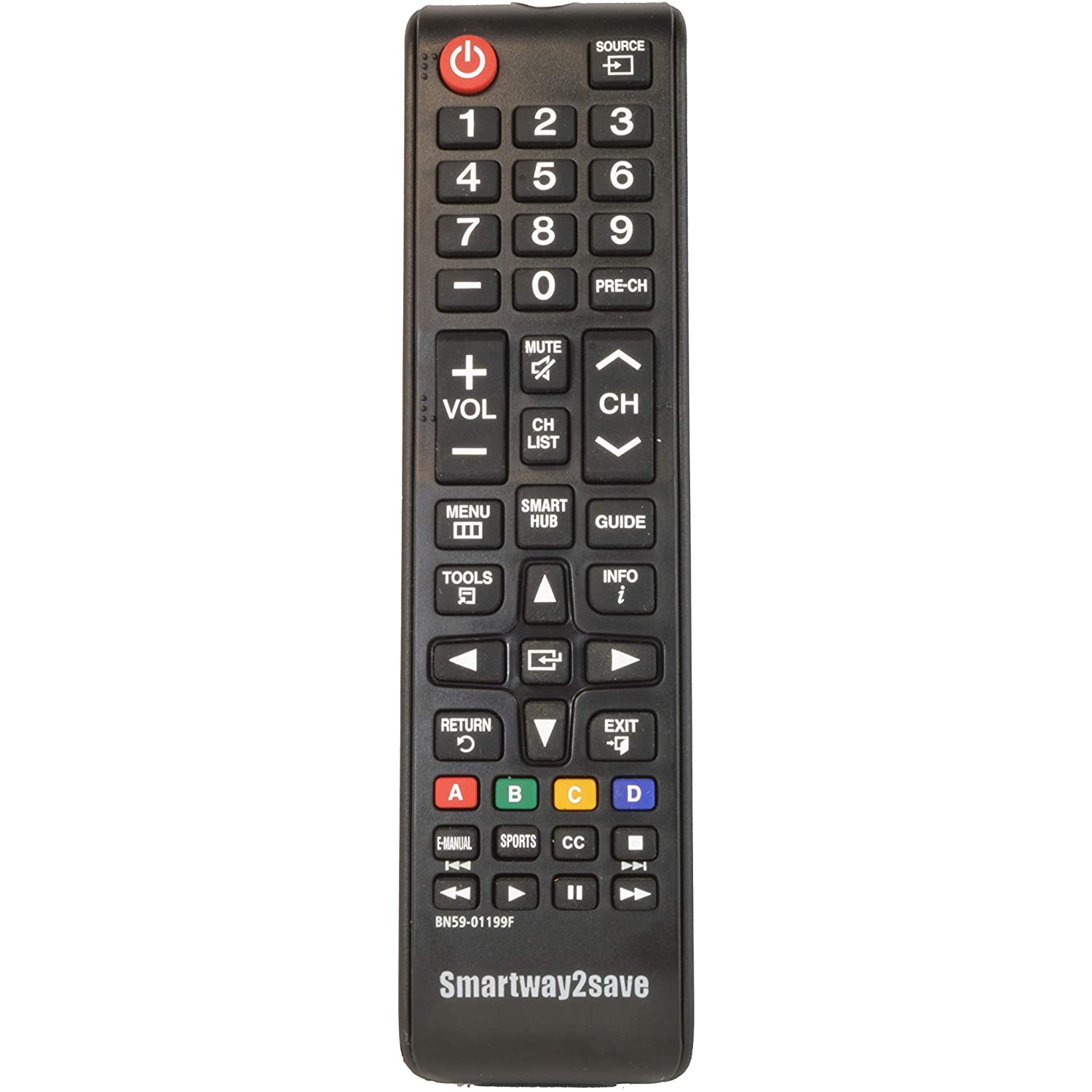 New Replacement Samsung BN59-01199F TV Remote Control.