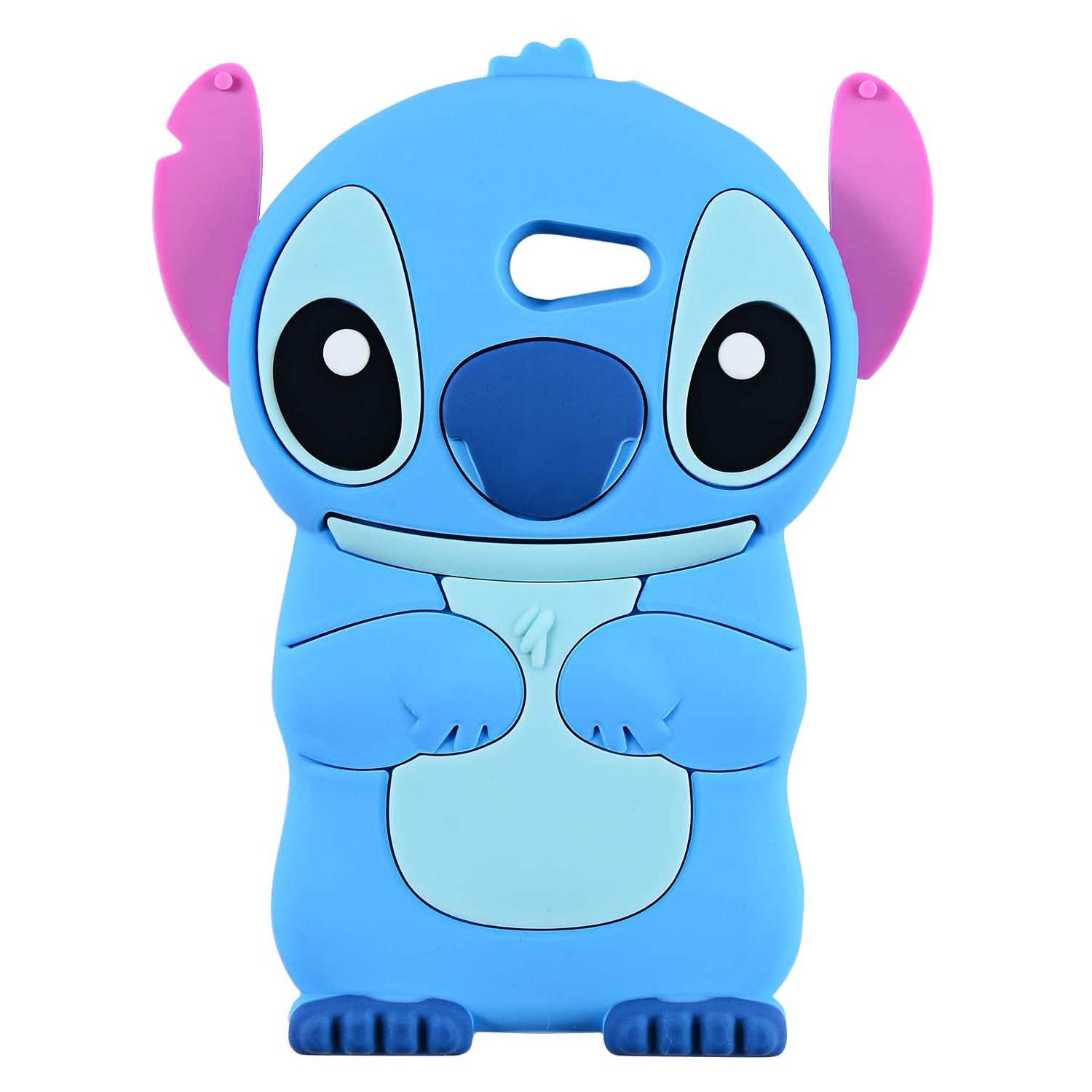 Blue Stitch Case for Samsung Galaxy J3 Emerge/J3 Prime,Express Prime 2,J3 Mission/J3 Eclipse,3D Cartoon Animal Cute Soft Sili