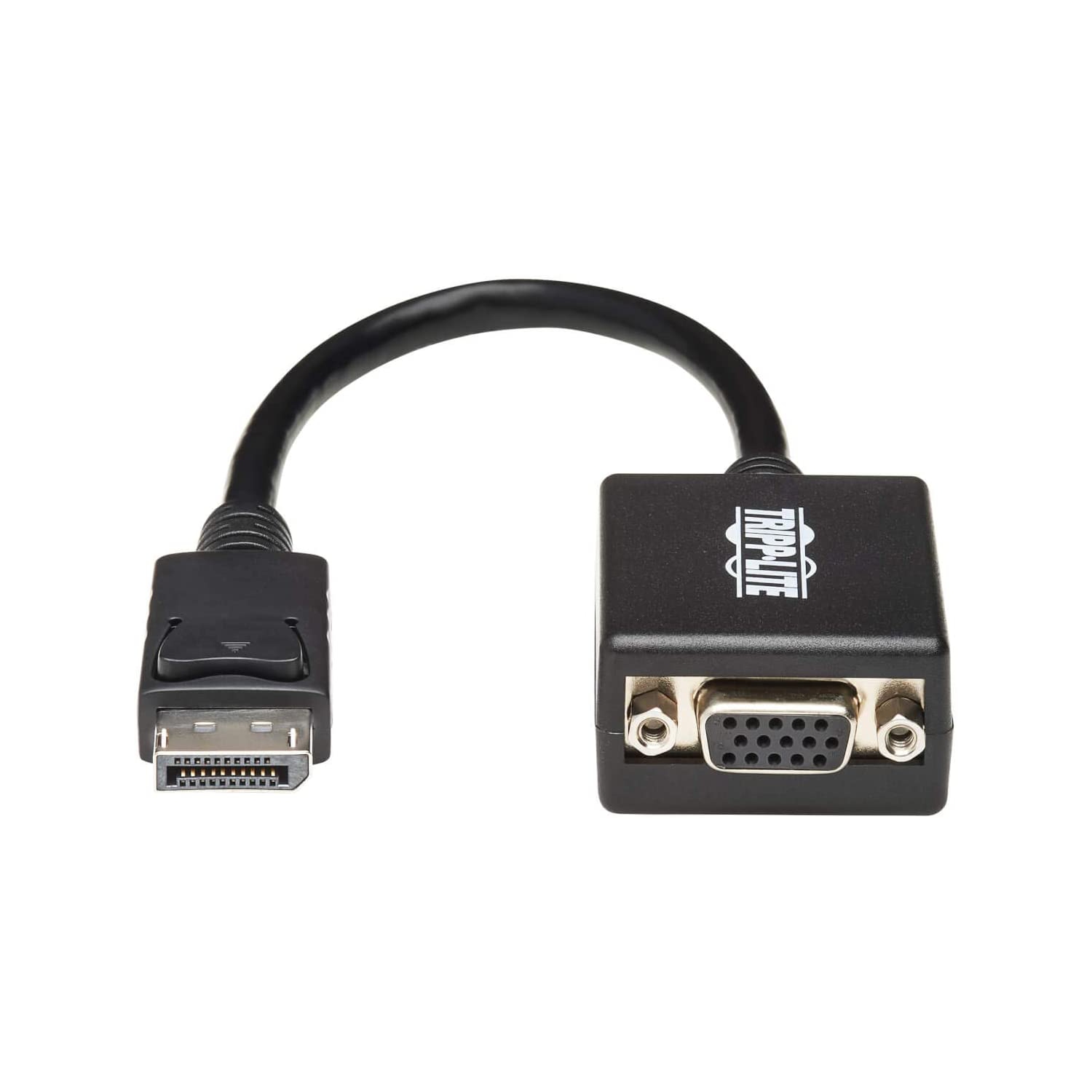 tripp lite displayport to vga adapter cable active converter dp to vga dp2vga m/f 6in