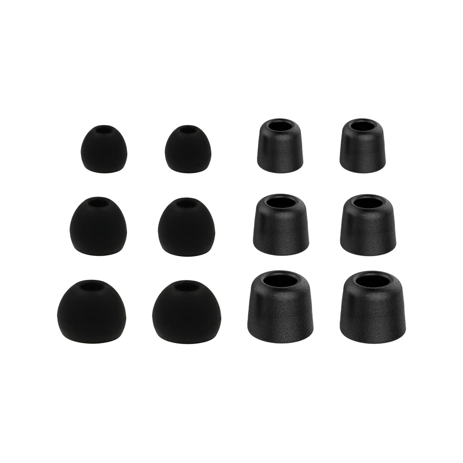12pcs (BMF-B)- S/M/L Premium Memory Foam and Round Replacement Earbuds Ear Tips Compatible with Plantronics Backbeat Go 3 and