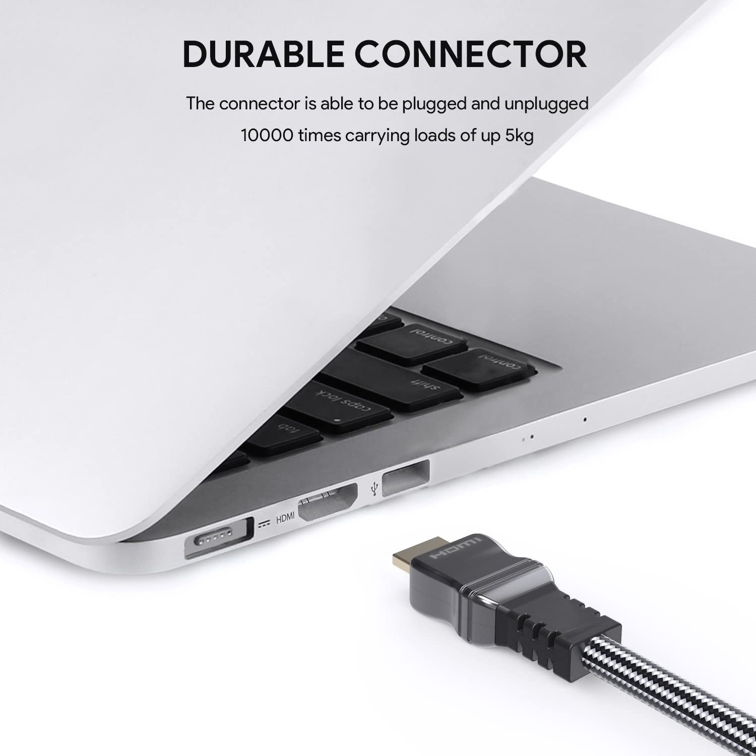 HDMI Cable 6ft JYFT - 28AWG Tinned Copper, 4K @ 60Hz, Premium HDMI 2.0b, Ethernet & Audio Return, Video 4K 2016P Ultra HD(UHD), 1080P 3D, Blue-ray,