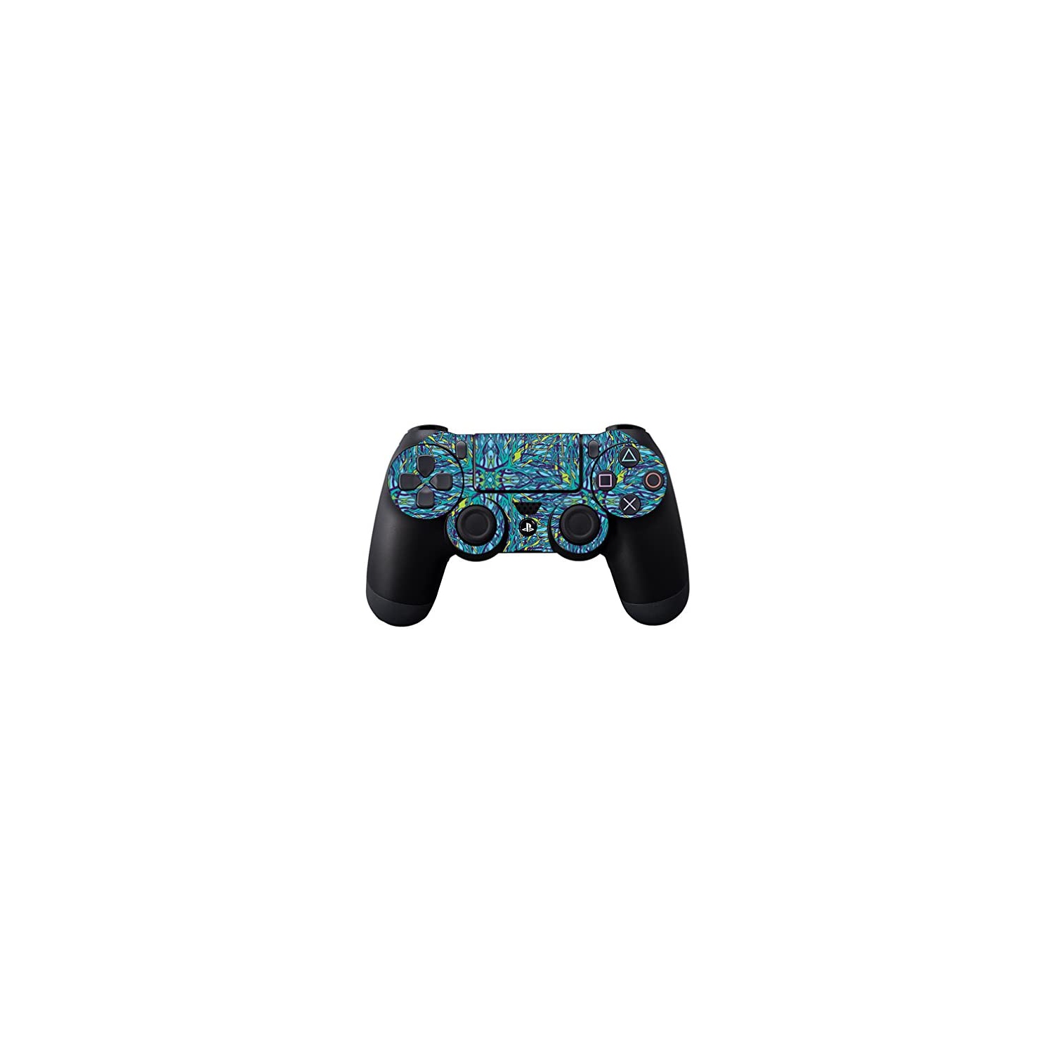 MightySkins Skin Compatible With Sony PlayStation DualShock PS4 Controller Case wrap cover sticker skins Blue Veins