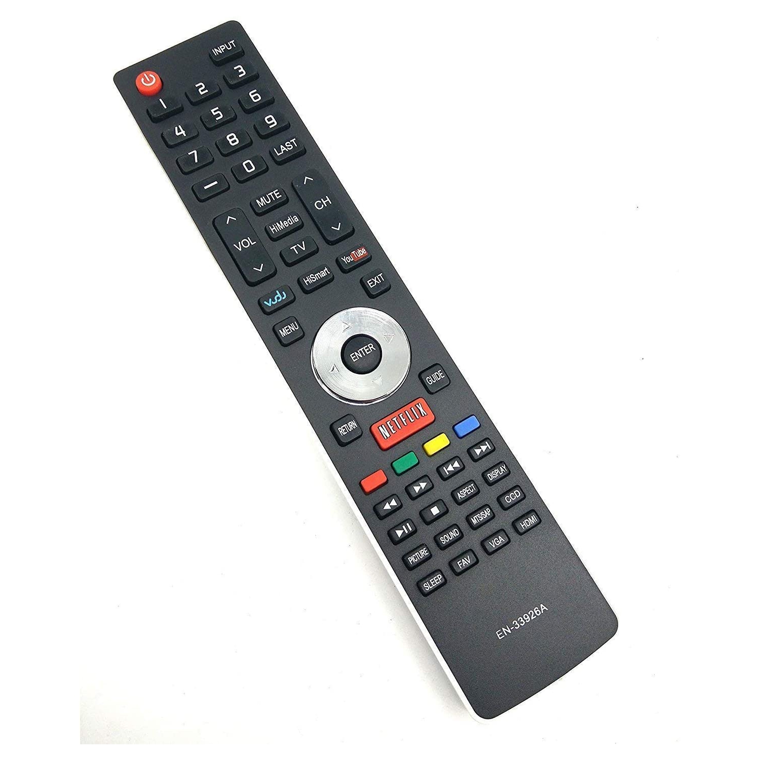 EN-33926A Remote Control Compatible with Hisense Smart TV