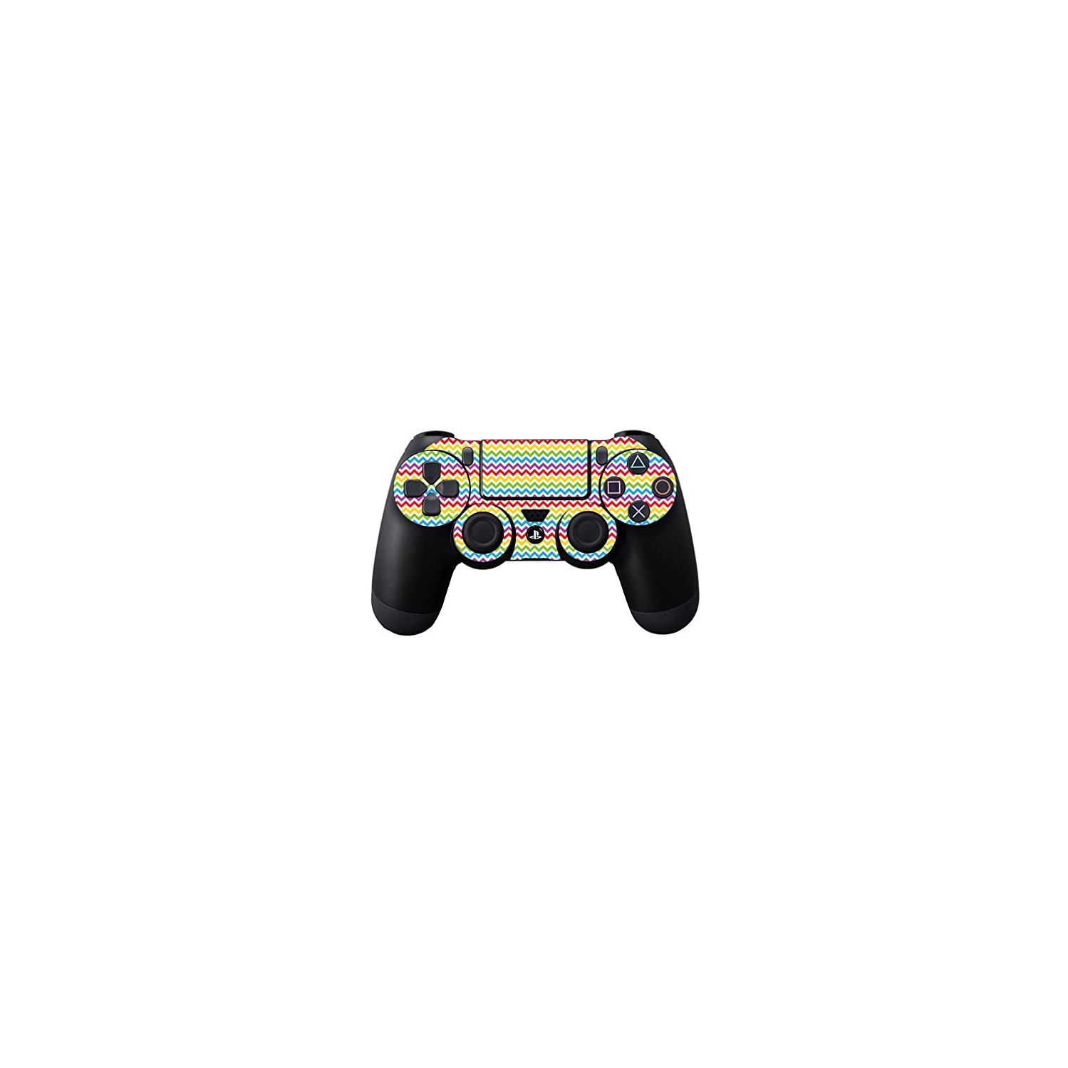 MightySkins Skin Compatible With Sony PlayStation DualShock 4 Controller wrap sticker skins Candy Chevron