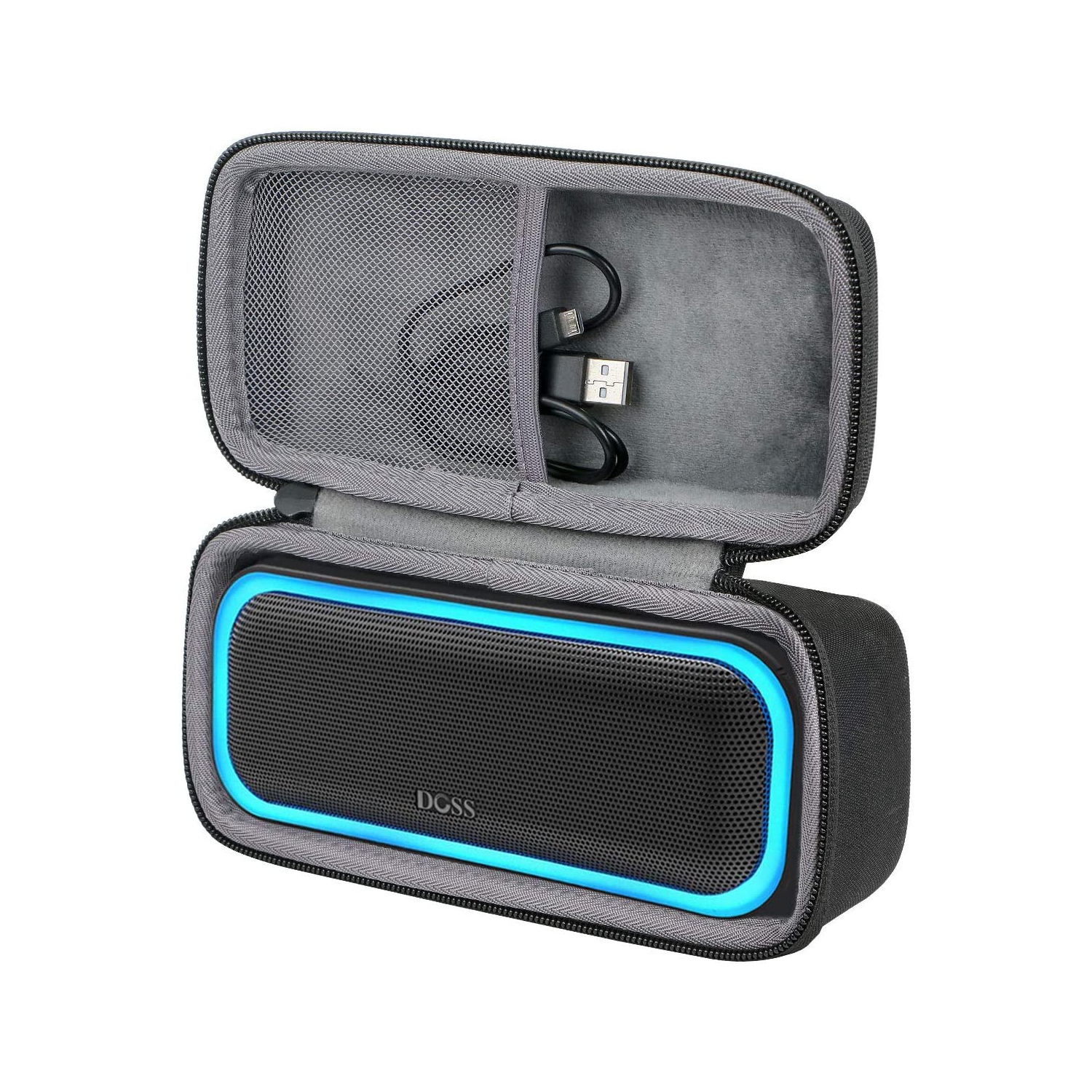 co2crea Hard Travel Case for DOSS SoundBox Pro Portable Wireless Bluetooth Speaker (Black)