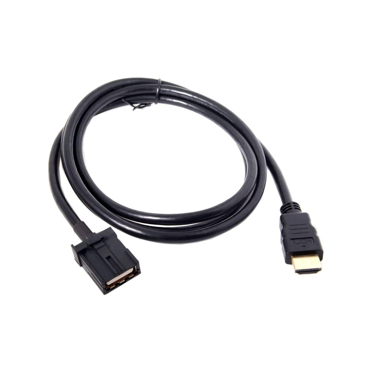CY High Speed HDMI 1.4 Type E Male to Type A Male Video Audio Cable Automotive Connection System Grade Connector for Hyundai H1 Car 1.5M