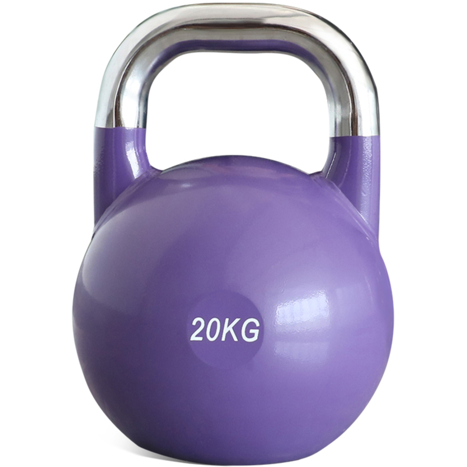 20&nbsp;kg de poids pour haltères russes de PRISP – Acier moulé robuste de qualité professionnelle, violet