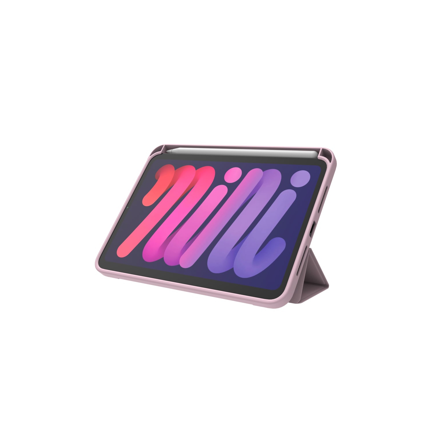 JCPal DuraPro Protective Case with Pencil Holder for iPad mini - Pink