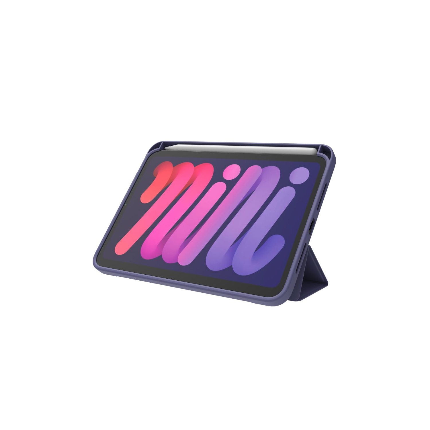 JCPal DuraPro Protective Case with Pencil Holder for iPad mini - Lavender Purple
