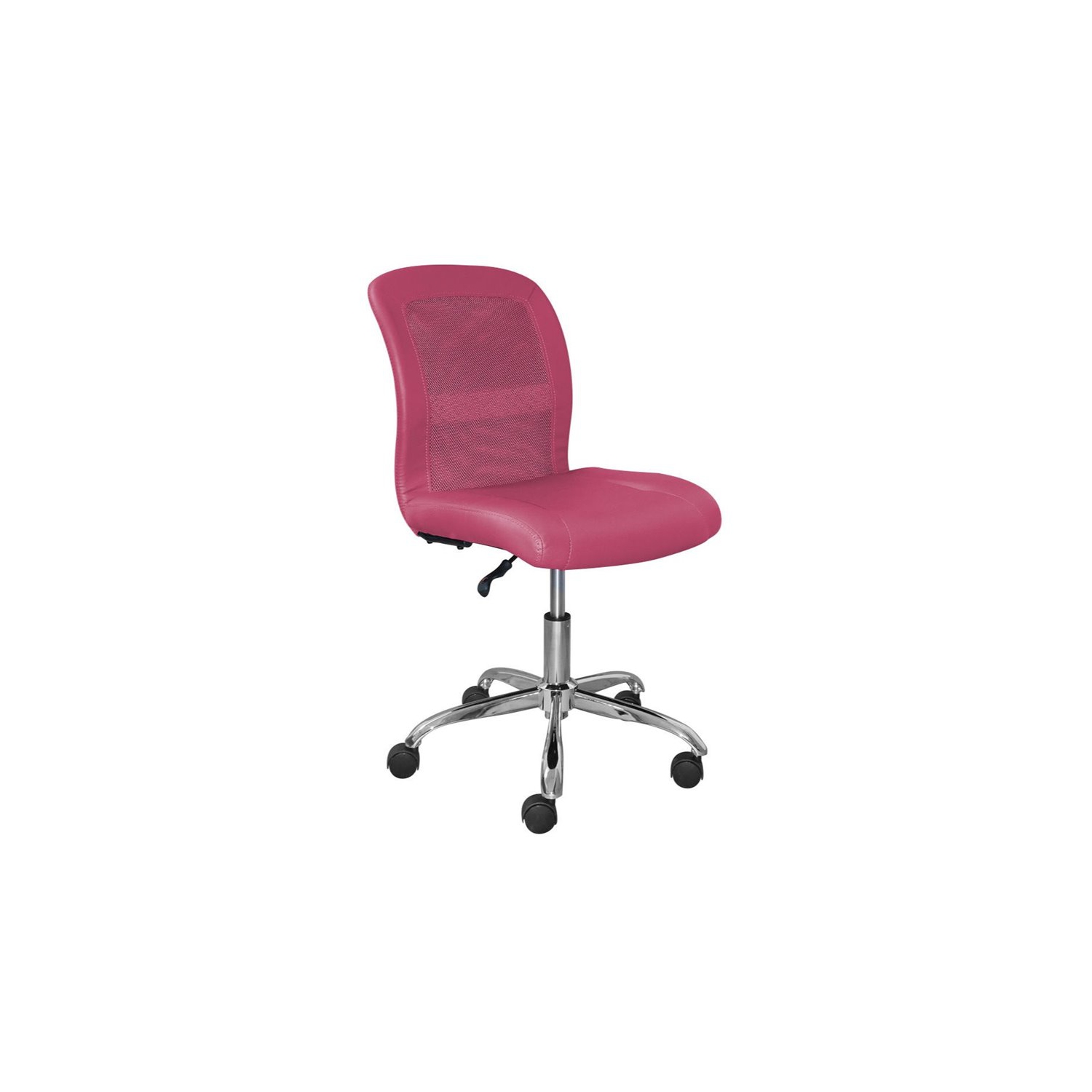 Serta at Home Essentials Faux Leather Office Chair in Pink