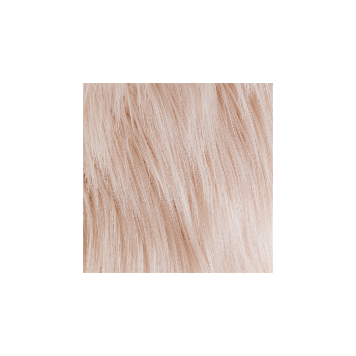 Riverbay Furniture Faux Fur Upholstered Armless Office Chair in Blush Pink