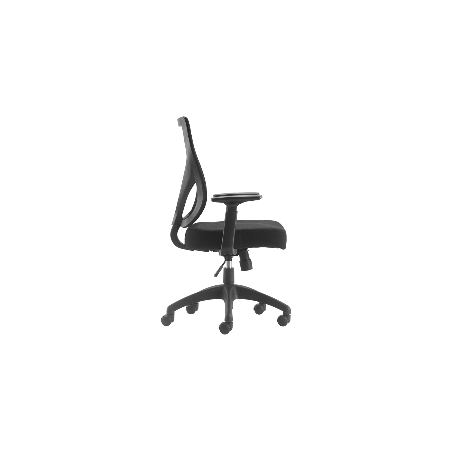 Serta – Fauteuil de bureau en mailles noir de jais de production avec base en nylon